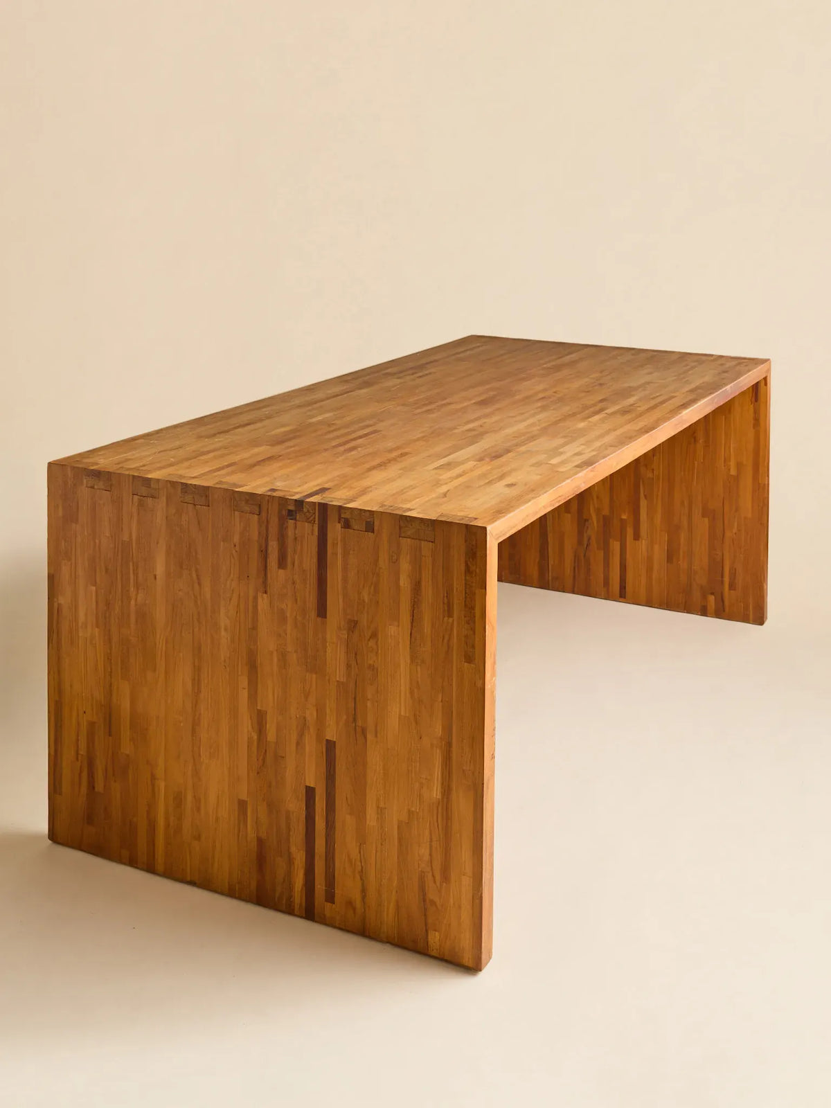 The Vintage Dutch Brutalist Waterfall Dining Table or Writing Desk, c. 1970sDining TablesMiscellanea, etc.