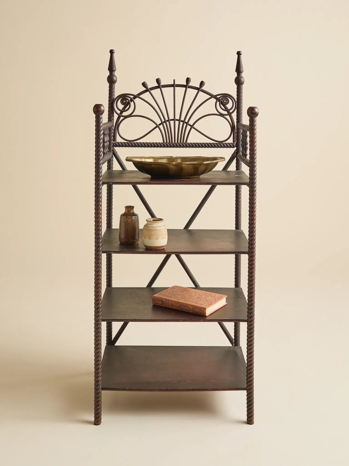 The Antique Victorian Wooden ÉtagèreCabinets and ShelvingMiscellanea, etc.