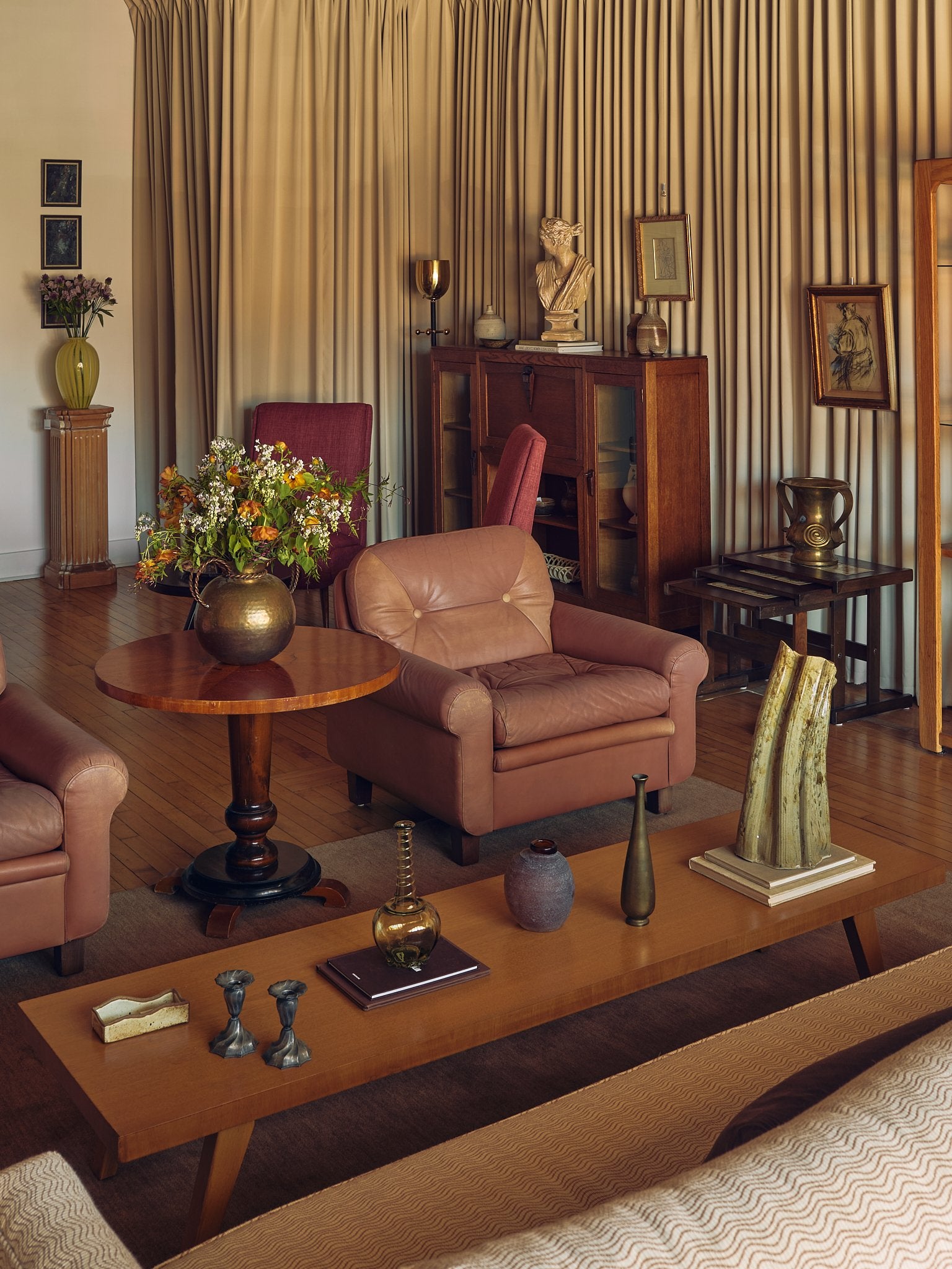 The Vintage Georg Thams Danish Leather Lounge ChairsSeatingMiscellanea, etc.