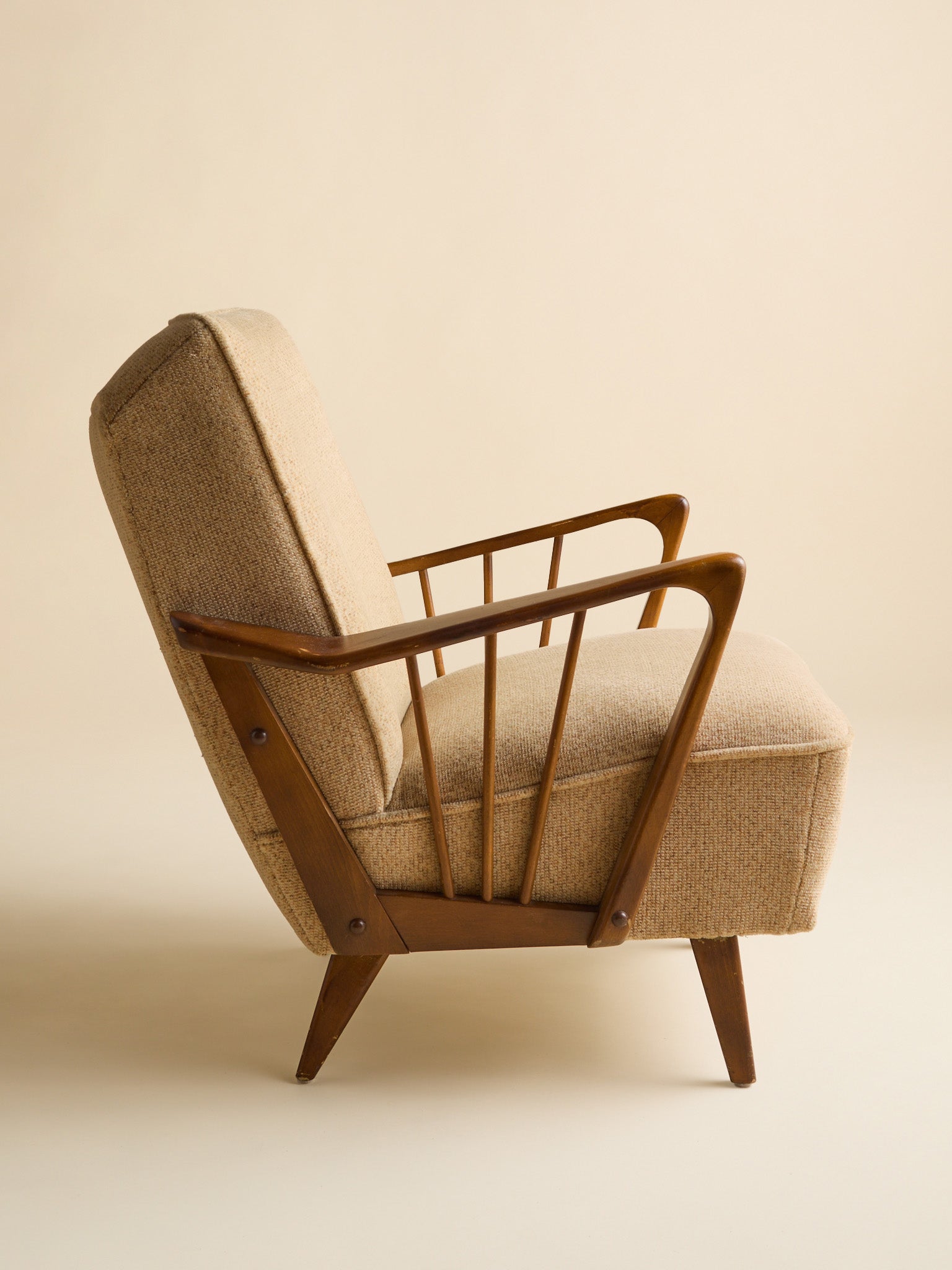 The Vintage Pair of Swedish Wool Lounge Chairs, 1960SSeatingMiscellanea, etc.