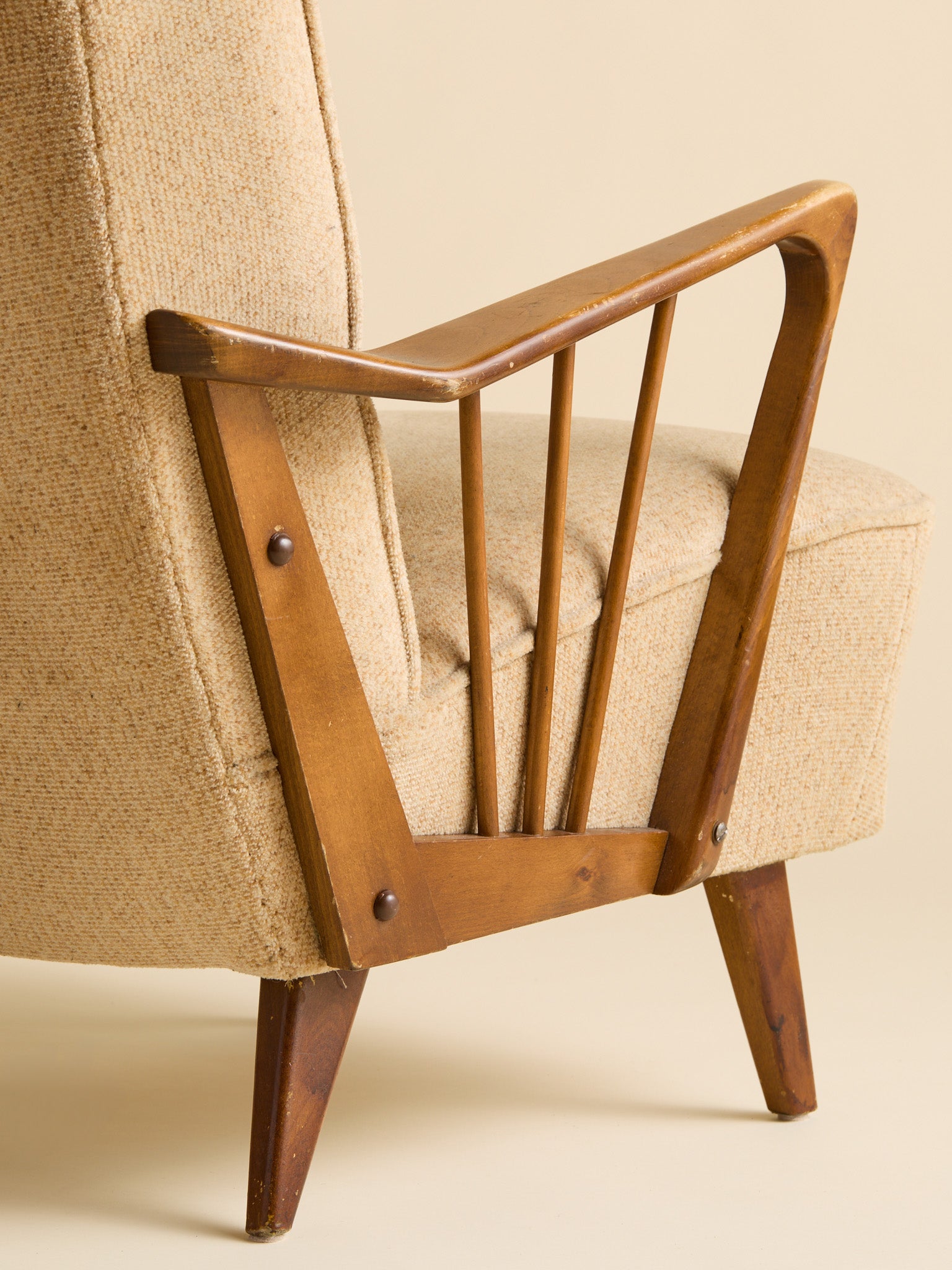 The Vintage Pair of Swedish Wool Lounge Chairs, 1960SSeatingMiscellanea, etc.