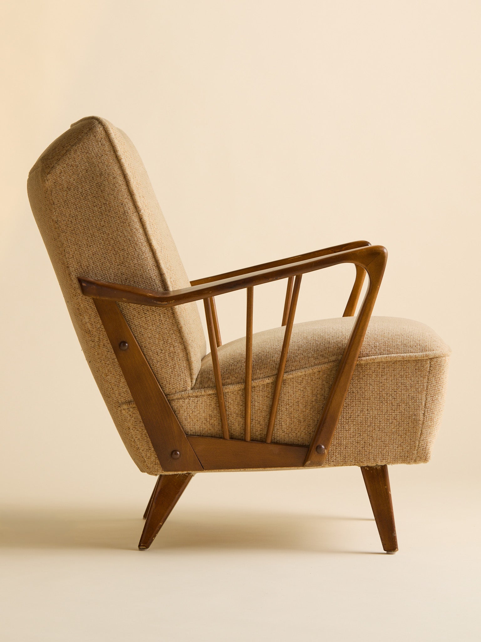 The Vintage Pair of Swedish Wool Lounge Chairs, 1960SSeatingMiscellanea, etc.