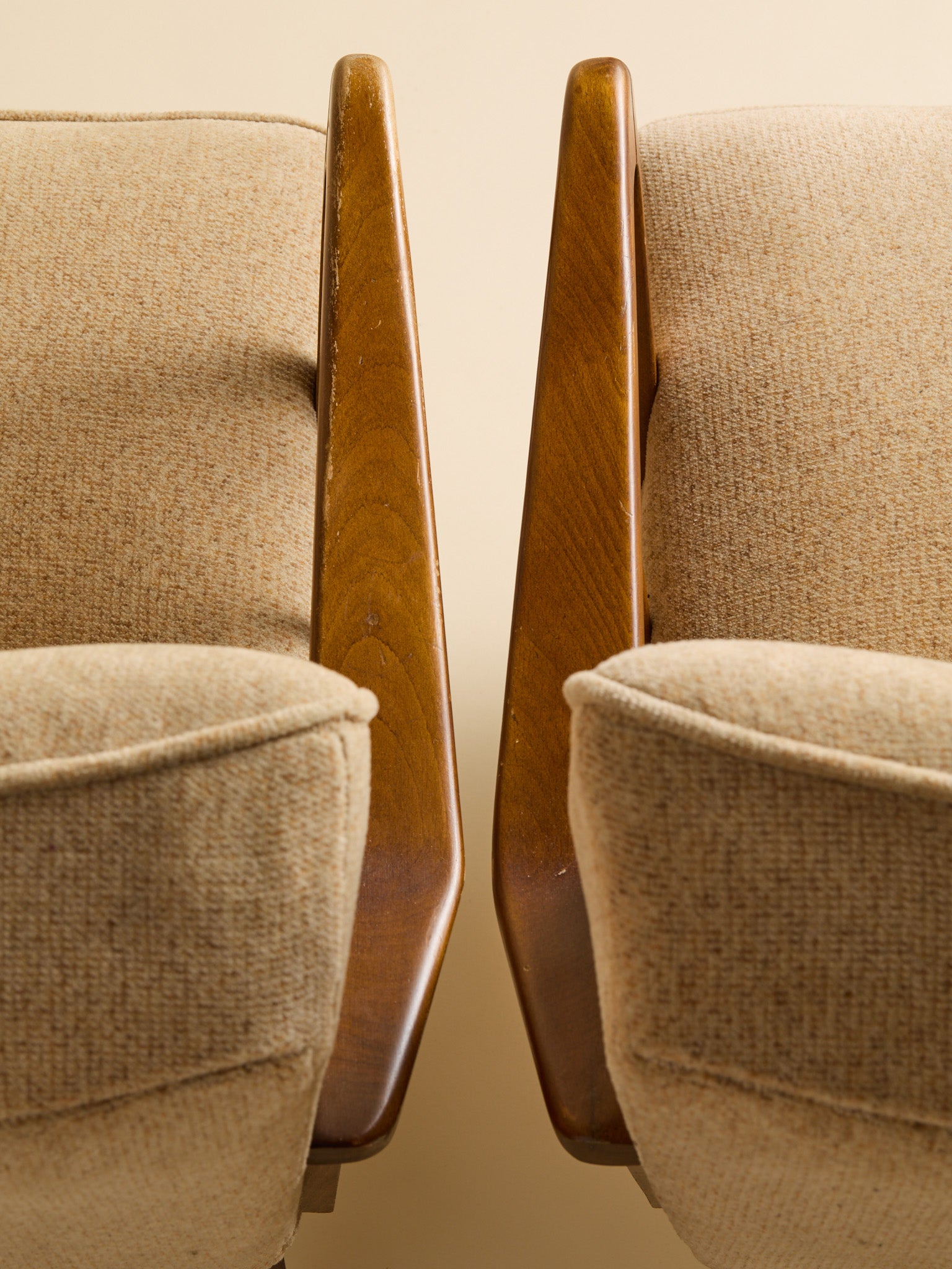 The Vintage Pair of Swedish Wool Lounge Chairs, 1960SSeatingMiscellanea, etc.
