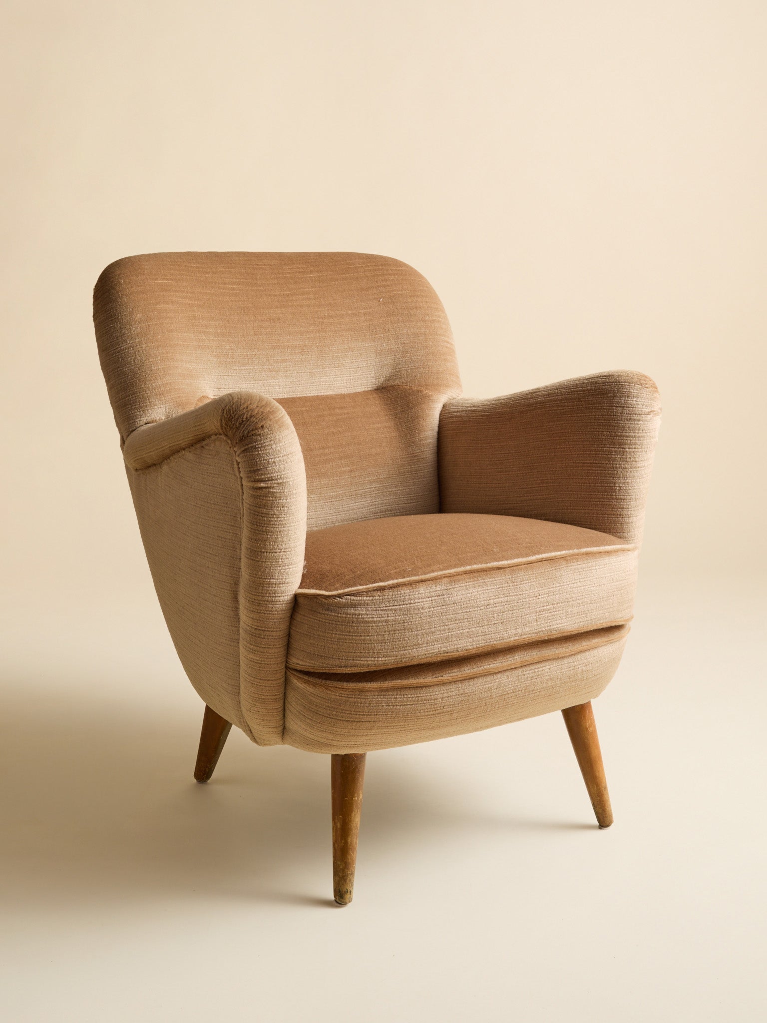 The Vintage Berga Mobler Style Danish Velour Lounge Chairs, 1960sSeatingMiscellanea, etc.