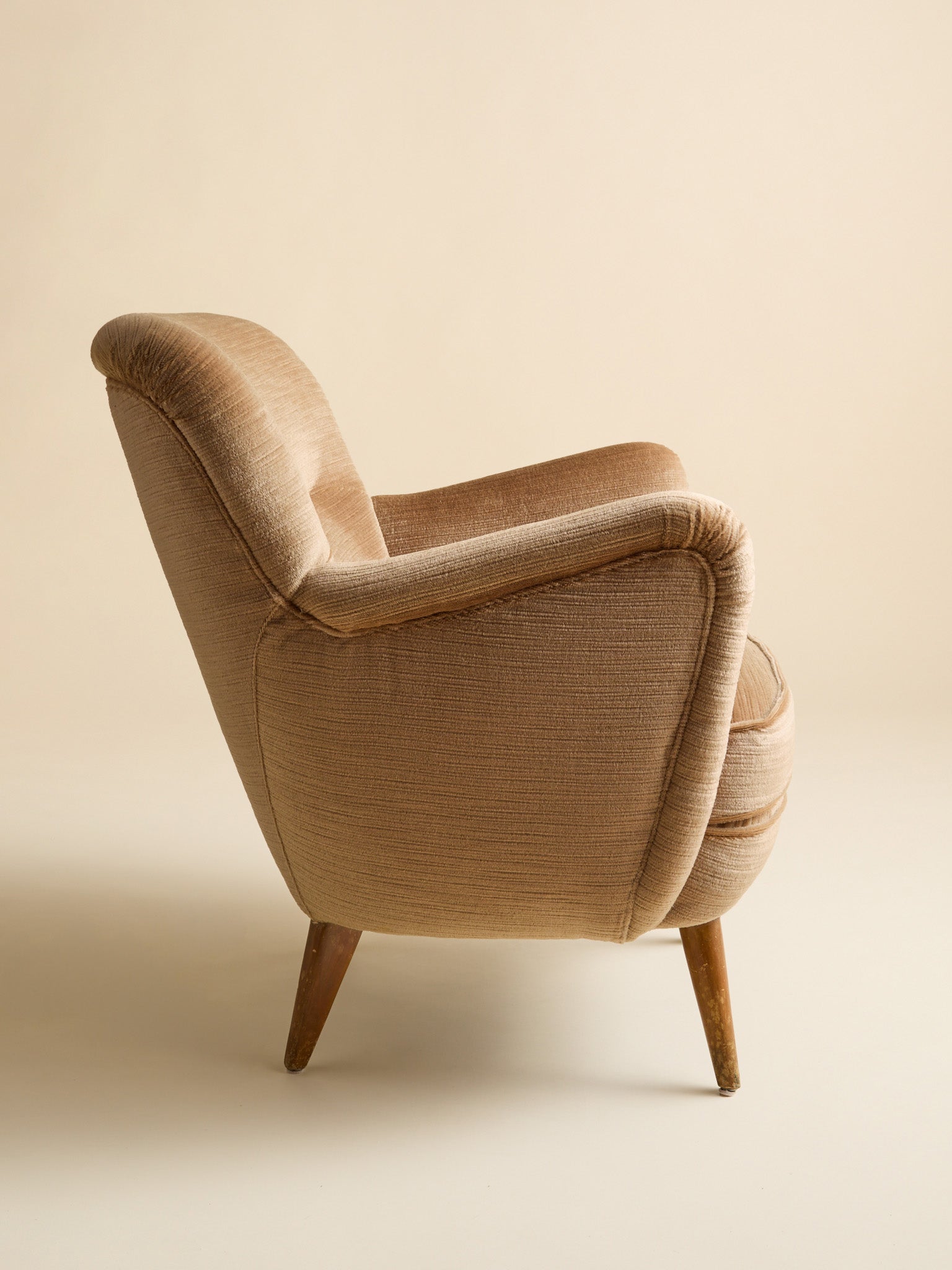 The Vintage Berga Mobler Style Danish Velour Lounge Chairs, 1960sSeatingMiscellanea, etc.