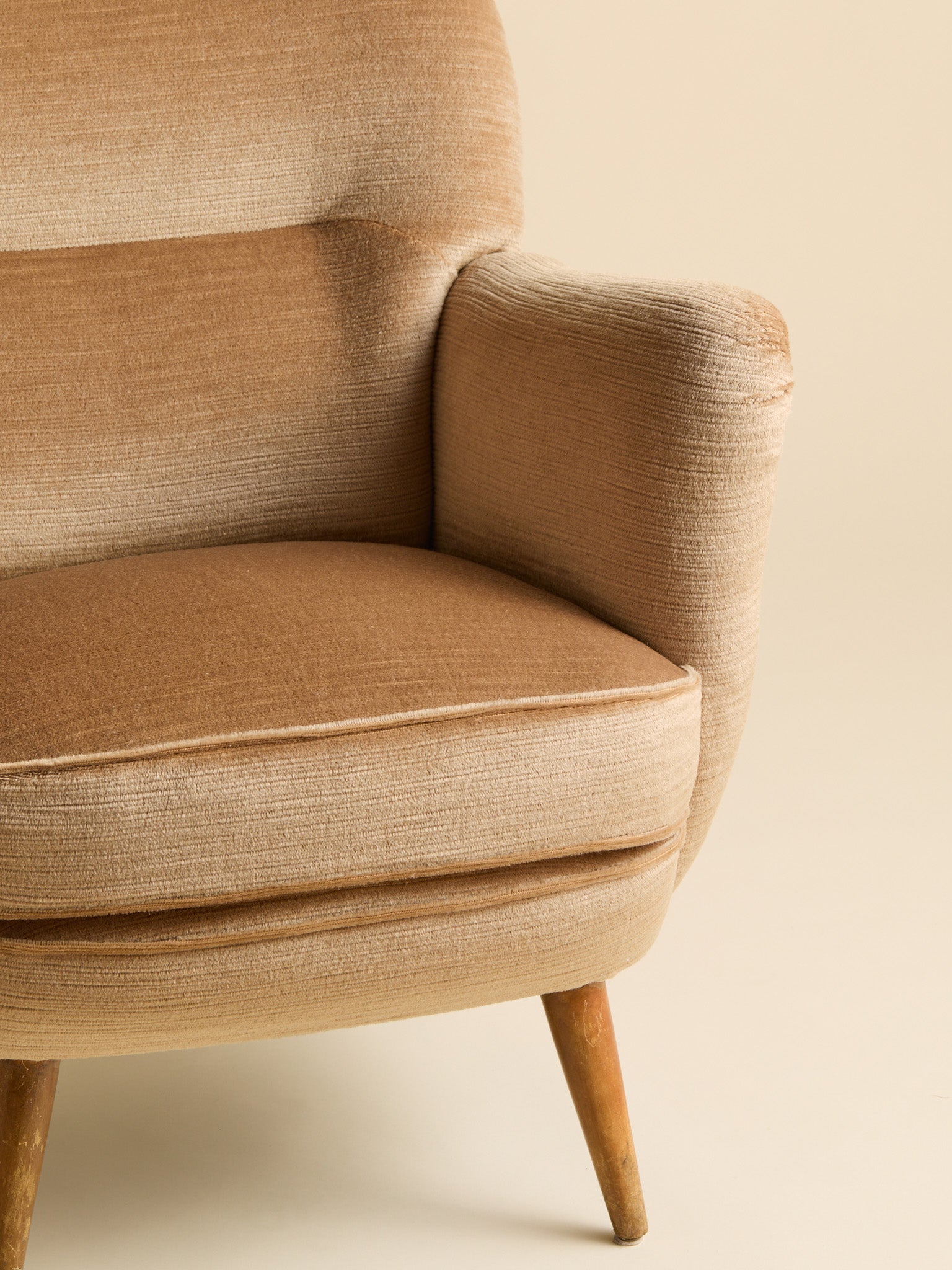 The Vintage Berga Mobler Style Danish Velour Lounge Chairs, 1960sSeatingMiscellanea, etc.