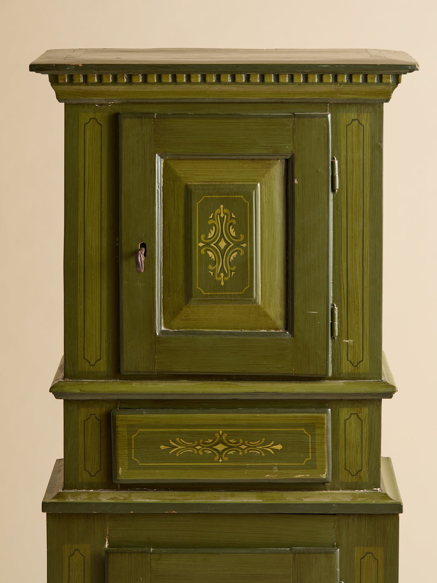 The Vintage Swedish Folk Art CabinetCabinets and ShelvingMiscellanea, etc.