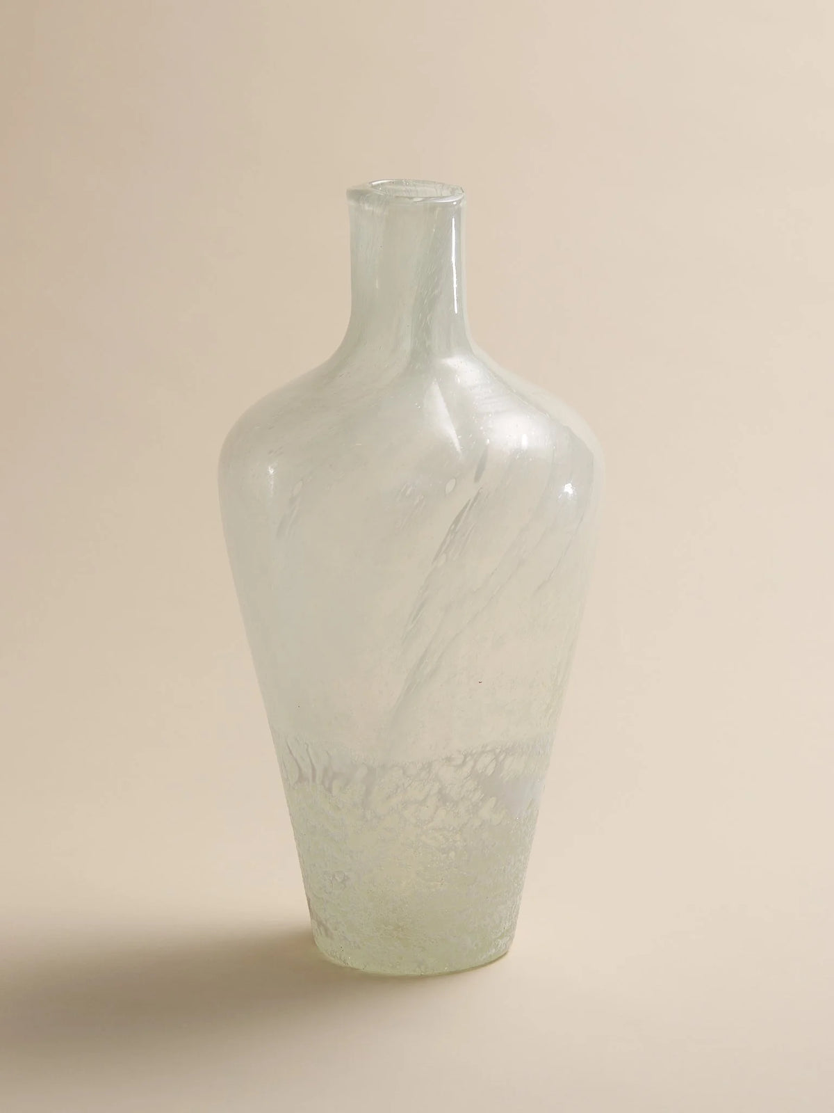 The Vintage Frosted & Bubble Textured Art Glass VaseVasesMiscellanea, etc.