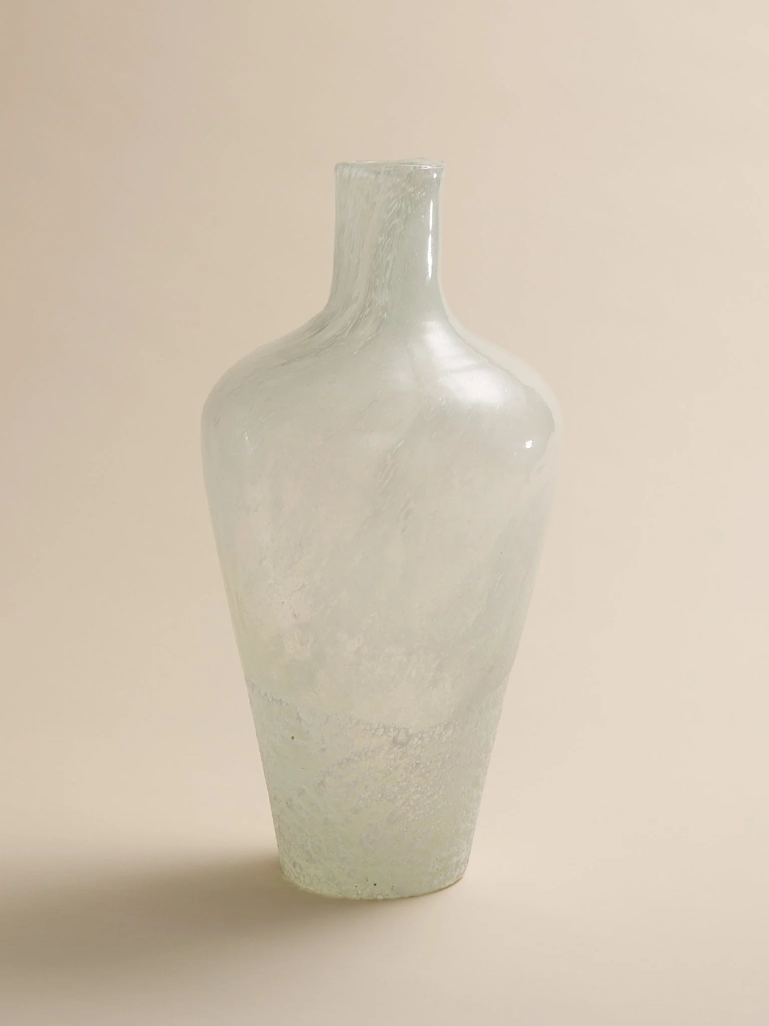 The Vintage Frosted & Bubble Textured Art Glass VaseVasesMiscellanea, etc.