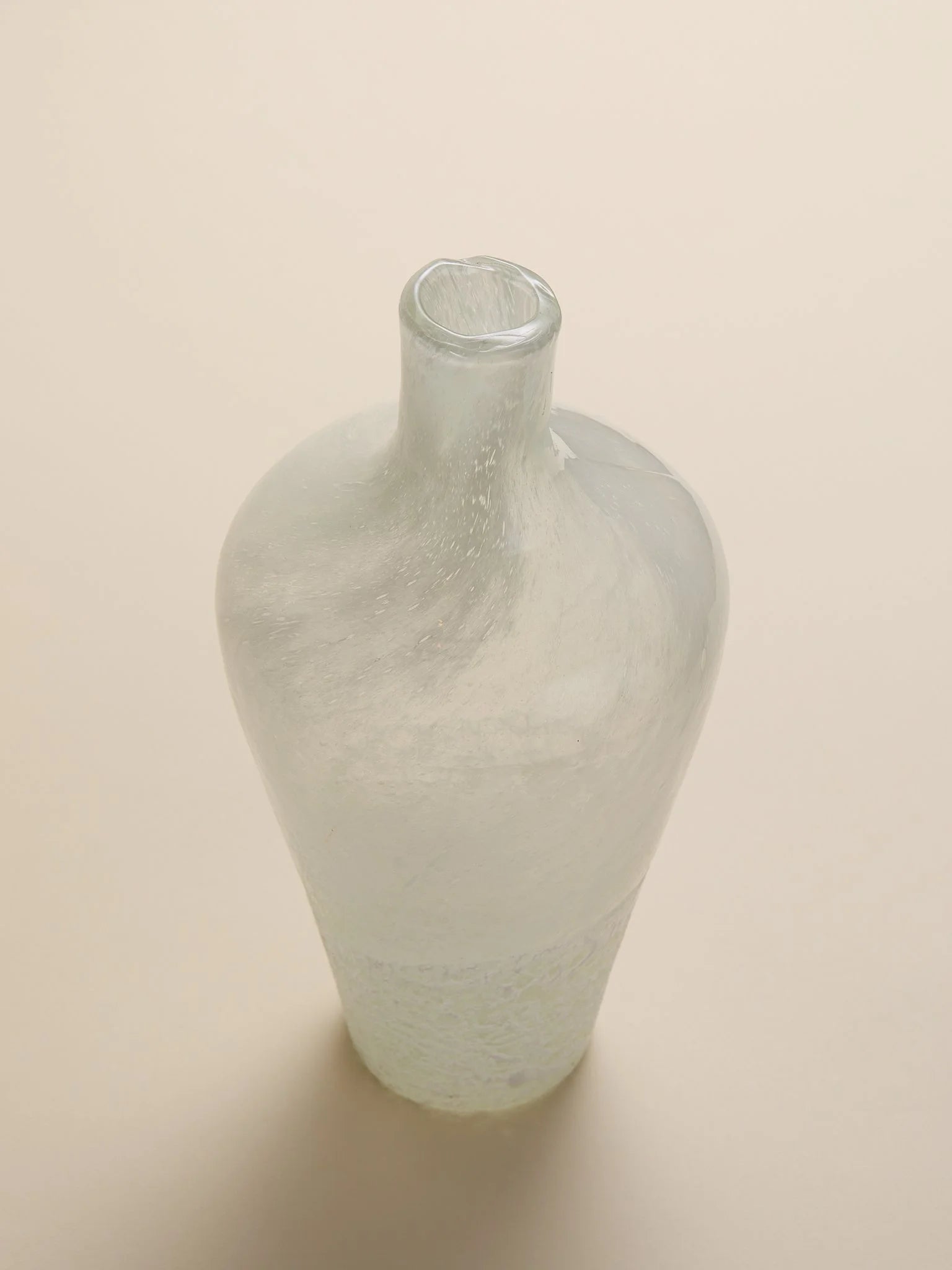 The Vintage Frosted & Bubble Textured Art Glass VaseVasesMiscellanea, etc.
