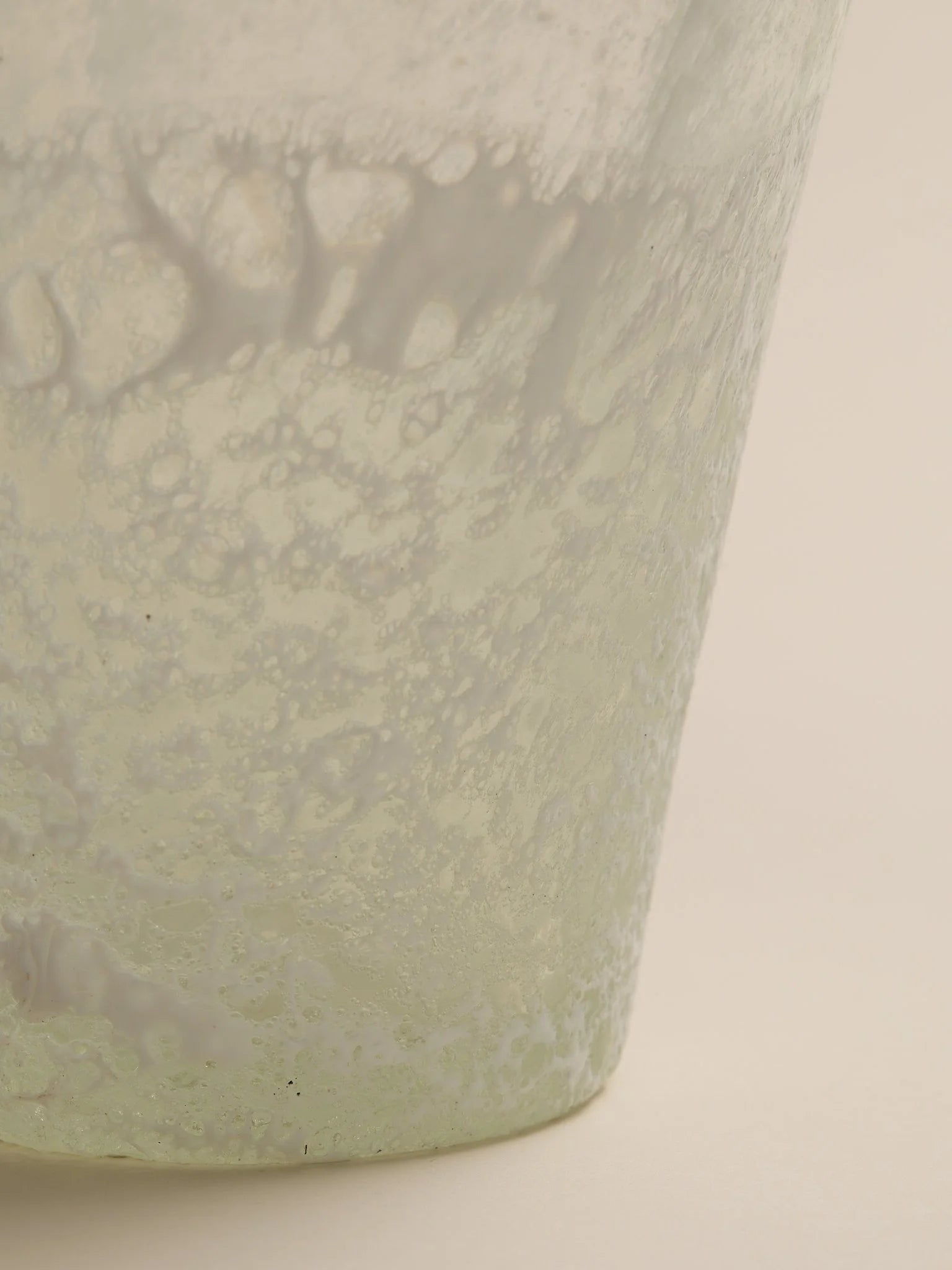 The Vintage Frosted & Bubble Textured Art Glass VaseVasesMiscellanea, etc.