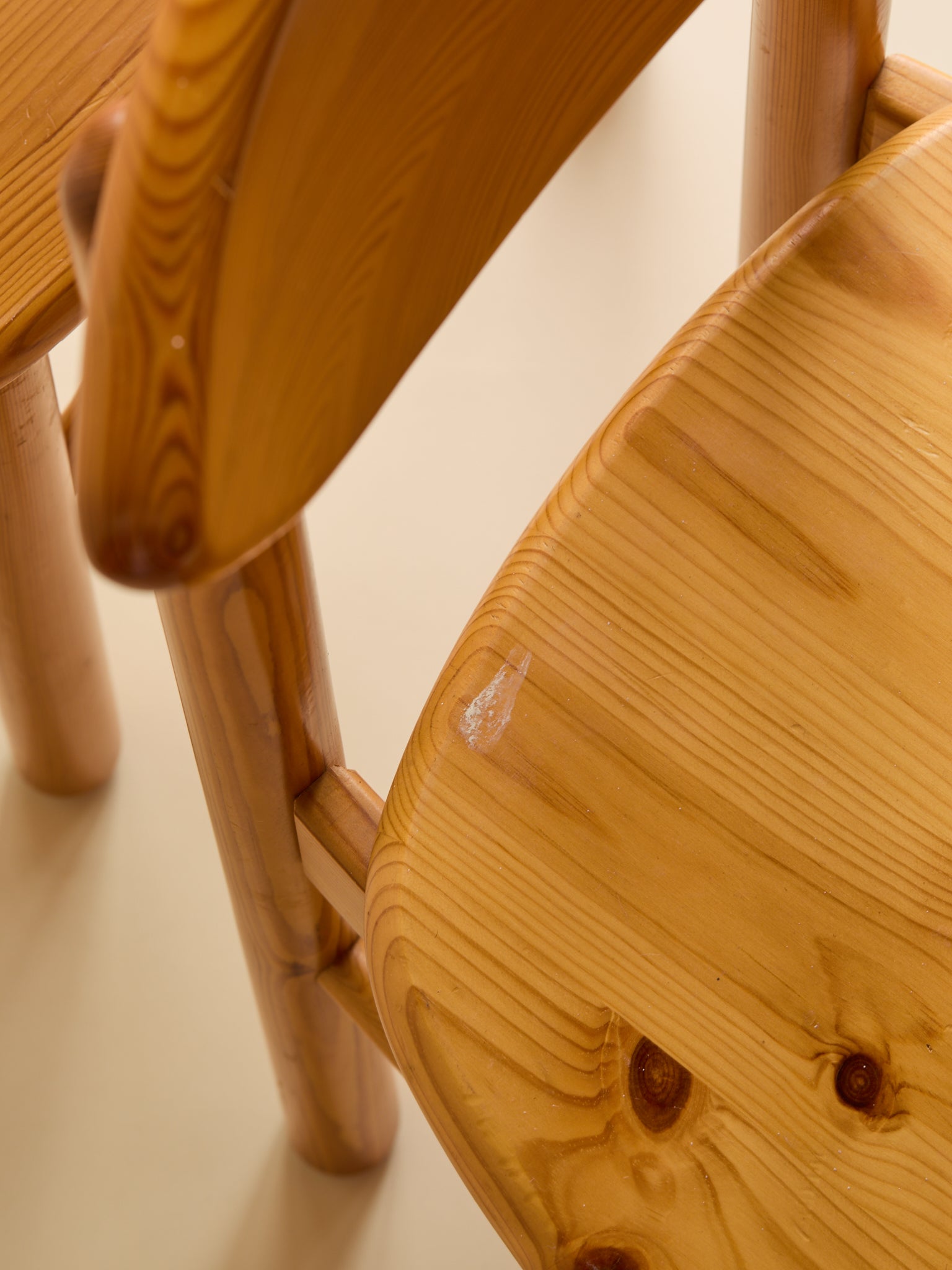 The Vintage Daumiller Style Danish Pine Dining Chairs, Denmark 1970SSeatingMiscellanea, etc.