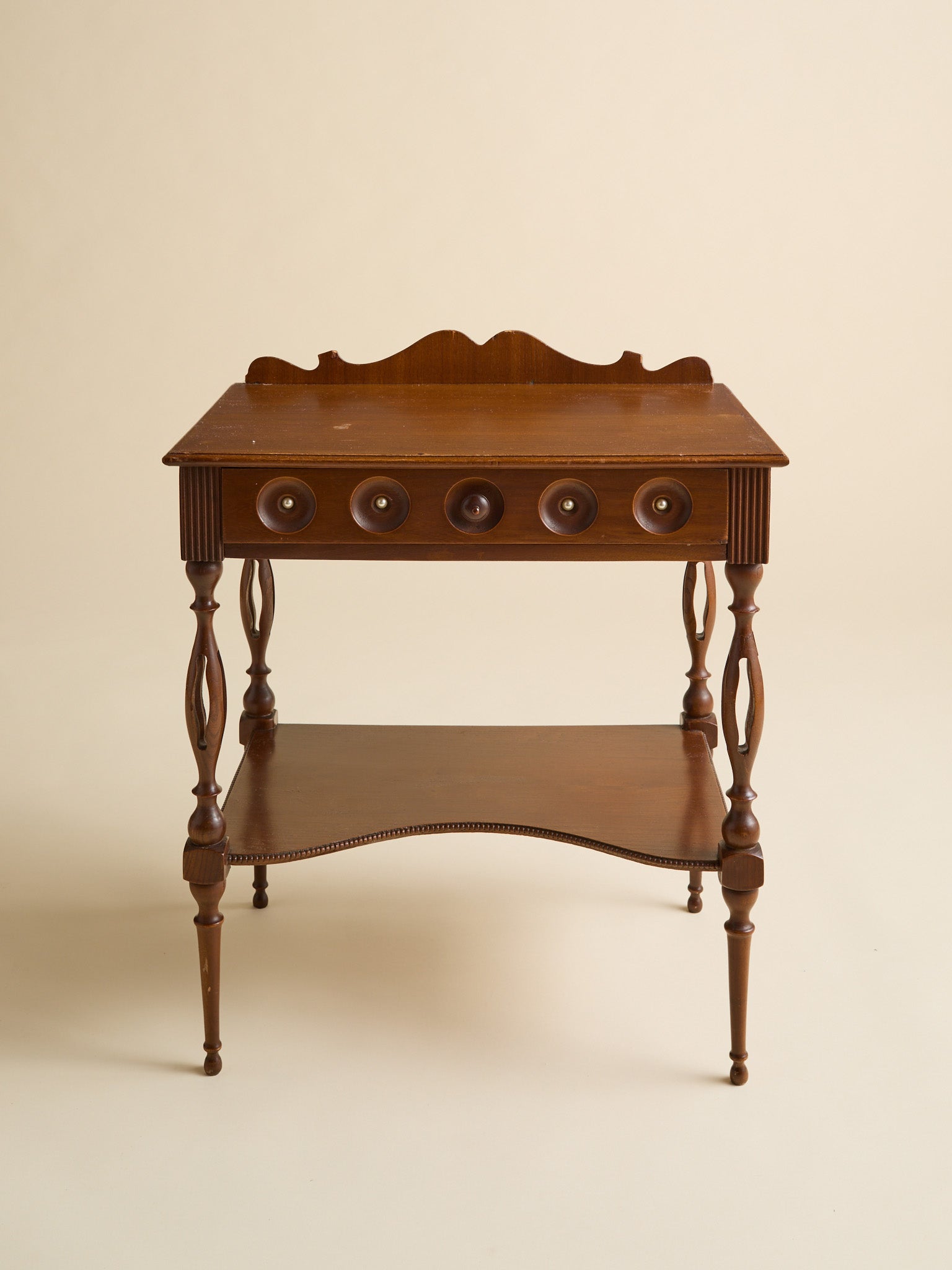 The Vintage Italian Mid-Century Modern Teak 1-Drawer NightstandsSide TablesMiscellanea, etc.