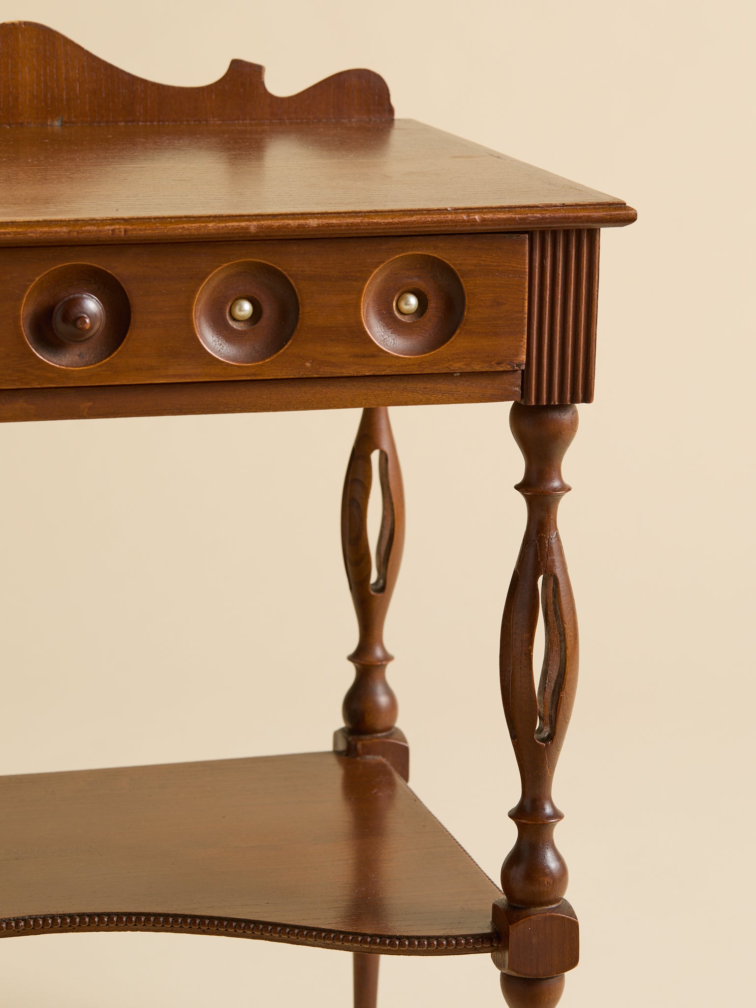 The Vintage Italian Mid-Century Modern Teak 1-Drawer NightstandsSide TablesMiscellanea, etc.