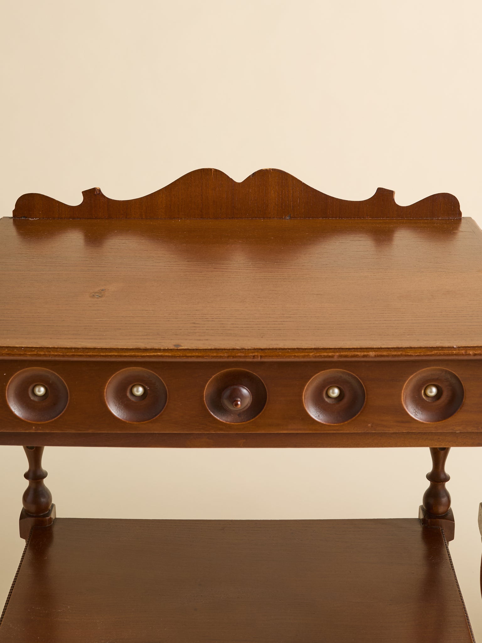 The Vintage Italian Mid-Century Modern Teak 1-Drawer NightstandsSide TablesMiscellanea, etc.