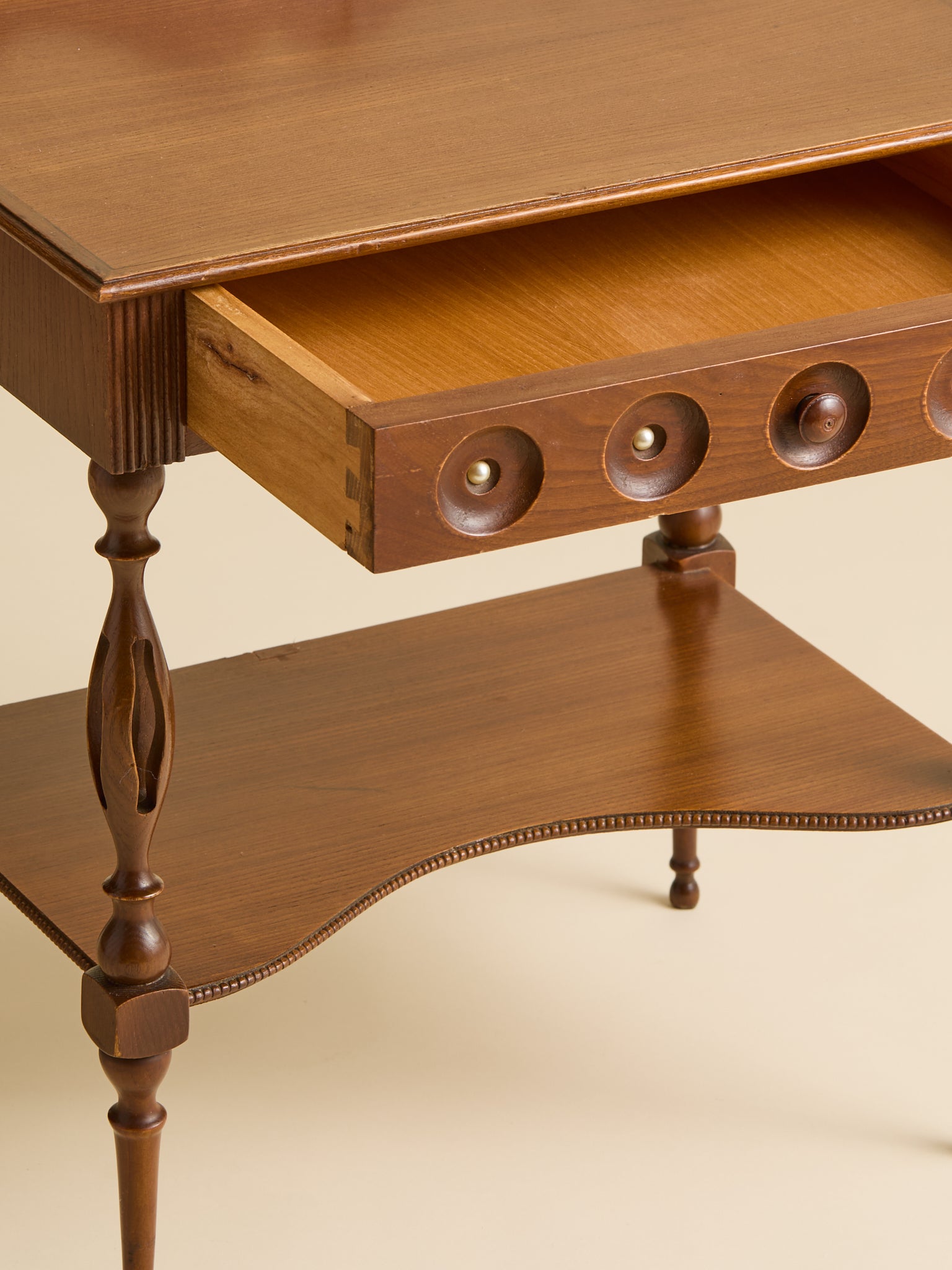 The Vintage Italian Mid-Century Modern Teak 1-Drawer NightstandsSide TablesMiscellanea, etc.