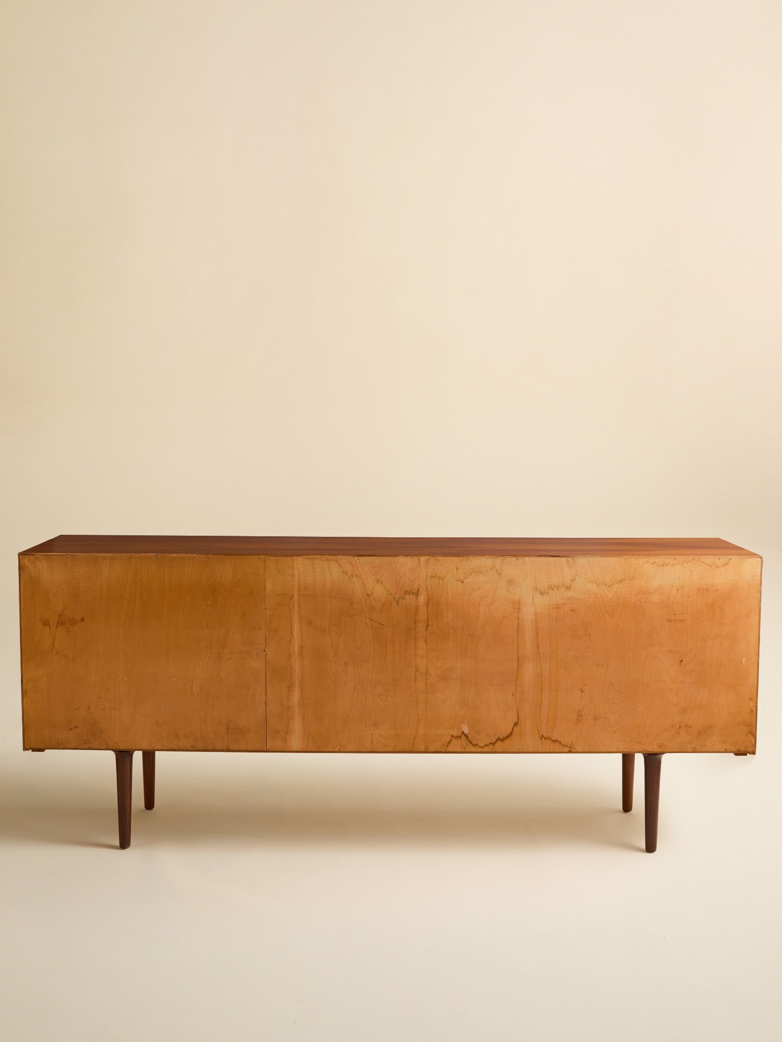 The Vintage Mid-Century Modern Gustav Bahus Teak CredenzaCredenzas and SideboardsMiscellanea, etc.