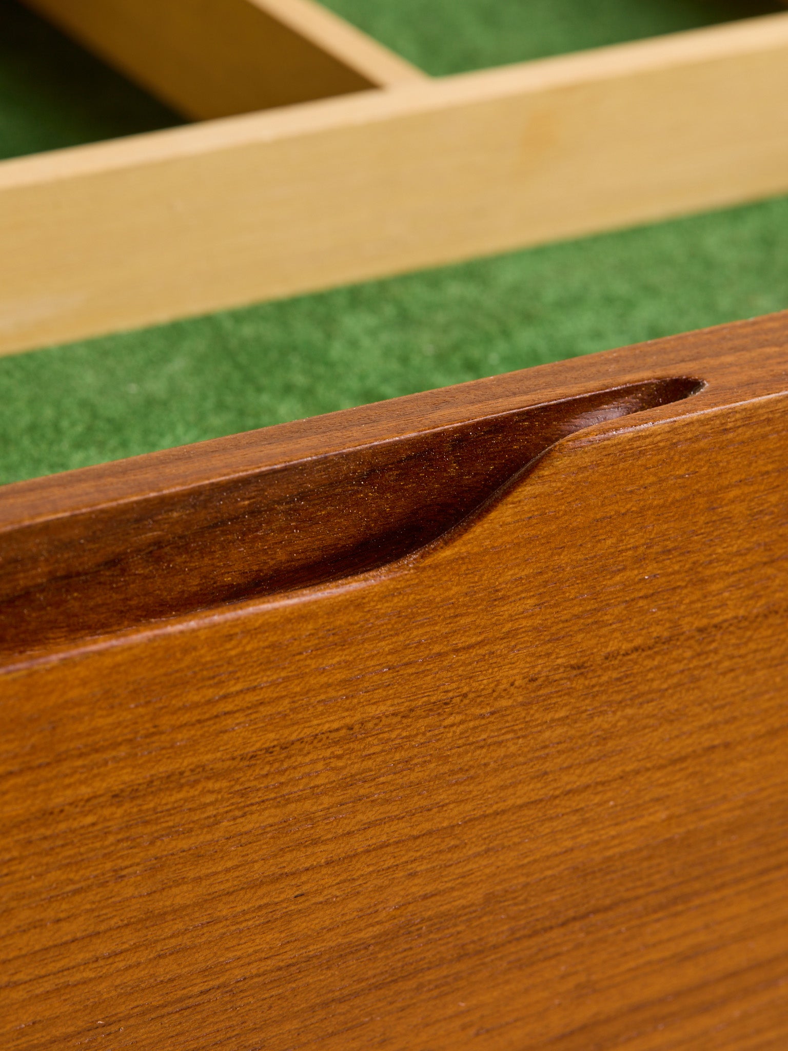 The Vintage Mid-Century Modern Gustav Bahus Teak CredenzaCredenzas and SideboardsMiscellanea, etc.