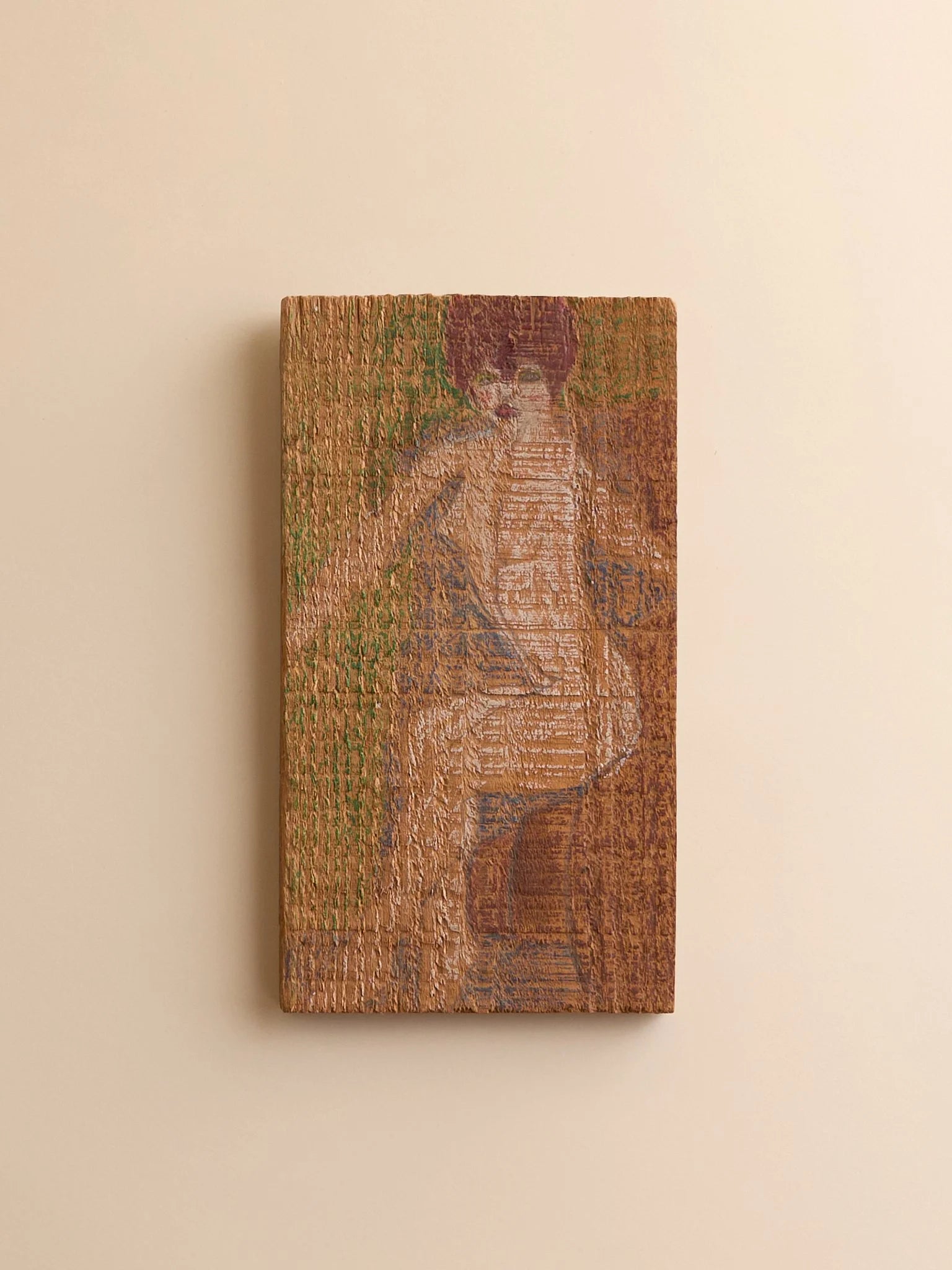 The Vintage Folk Art Nude Painting on WoodArtMiscellanea, etc.
