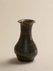 The Vintage Dark Green Studio Pottery Vase with Hints of BlueVasesMiscellanea, etc.
