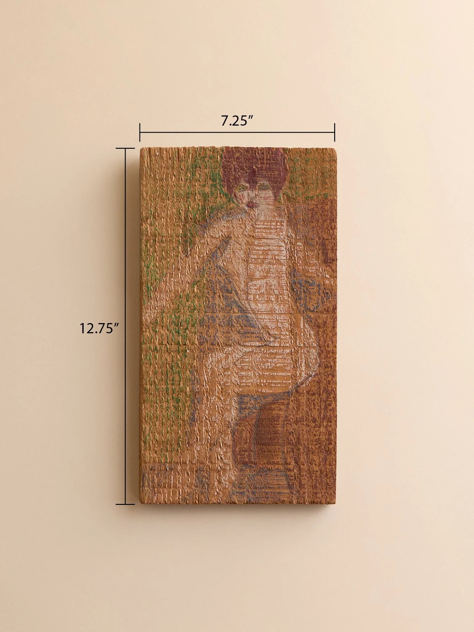 The Vintage Folk Art Nude Painting on WoodArtMiscellanea, etc.