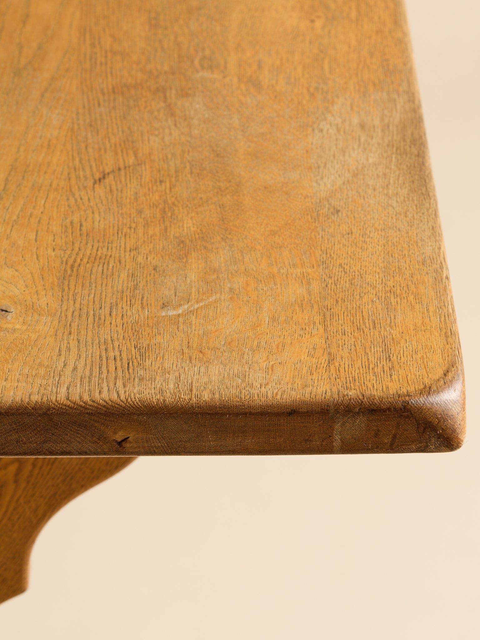 The Vintage Kjaernulf Danish Squiggle X-Base Trestle TableDining TablesMiscellanea, etc.