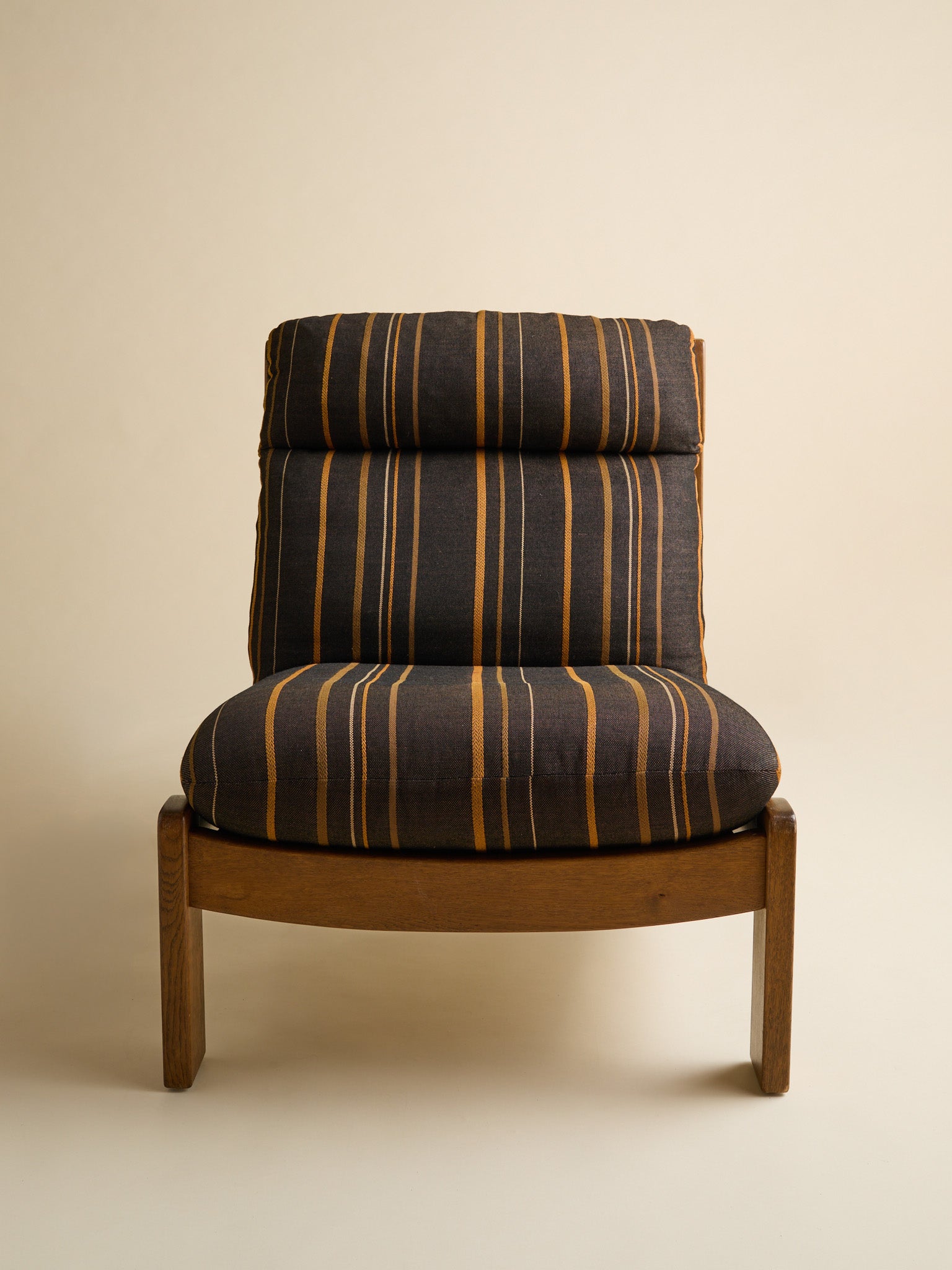 The Vintage Carl Straub Style German Oak Lounge Chairs, Germany 1970SSeatingMiscellanea, etc.