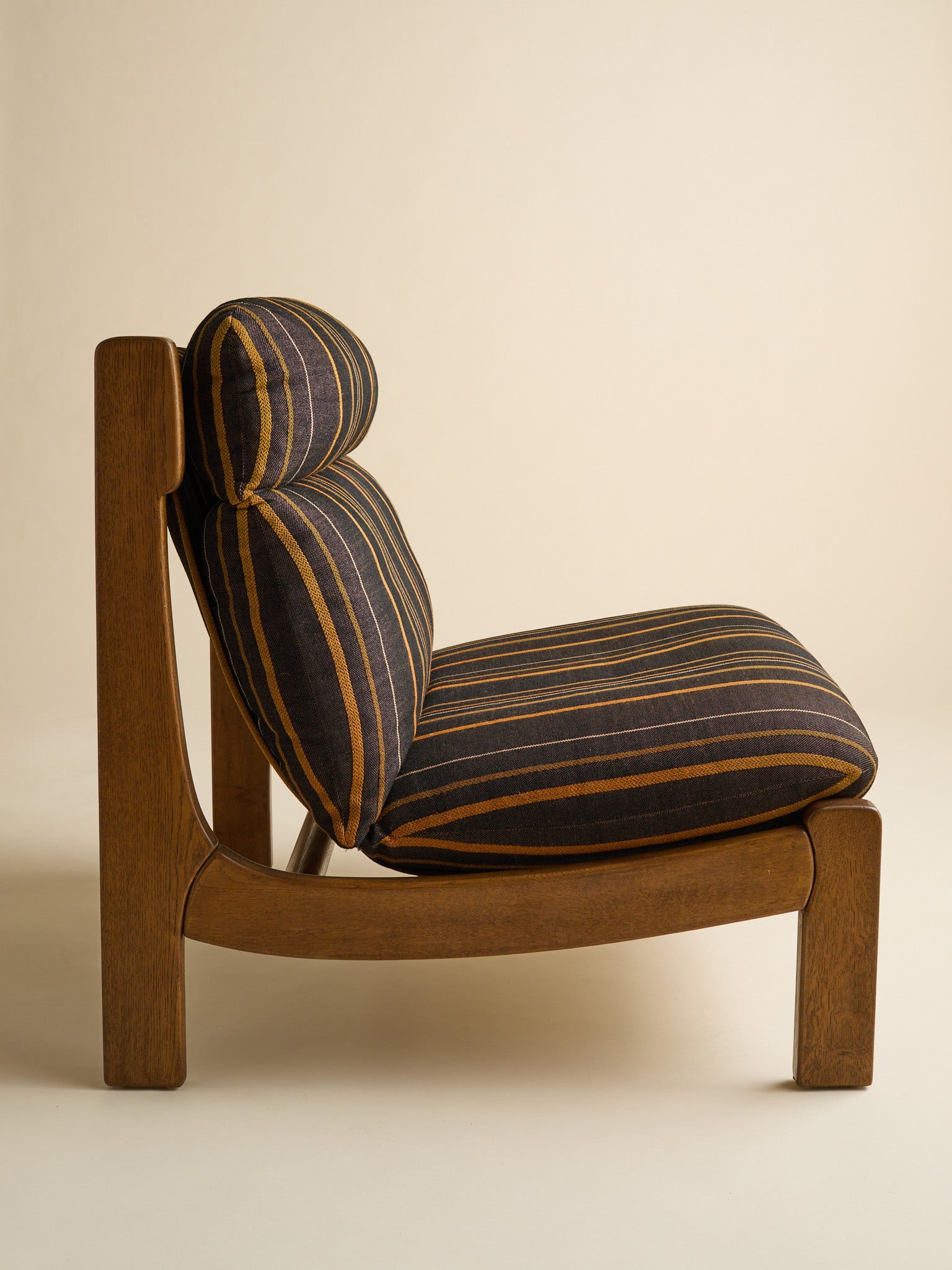 The Vintage Carl Straub Style German Oak Lounge Chairs, Germany 1970SSeatingMiscellanea, etc.