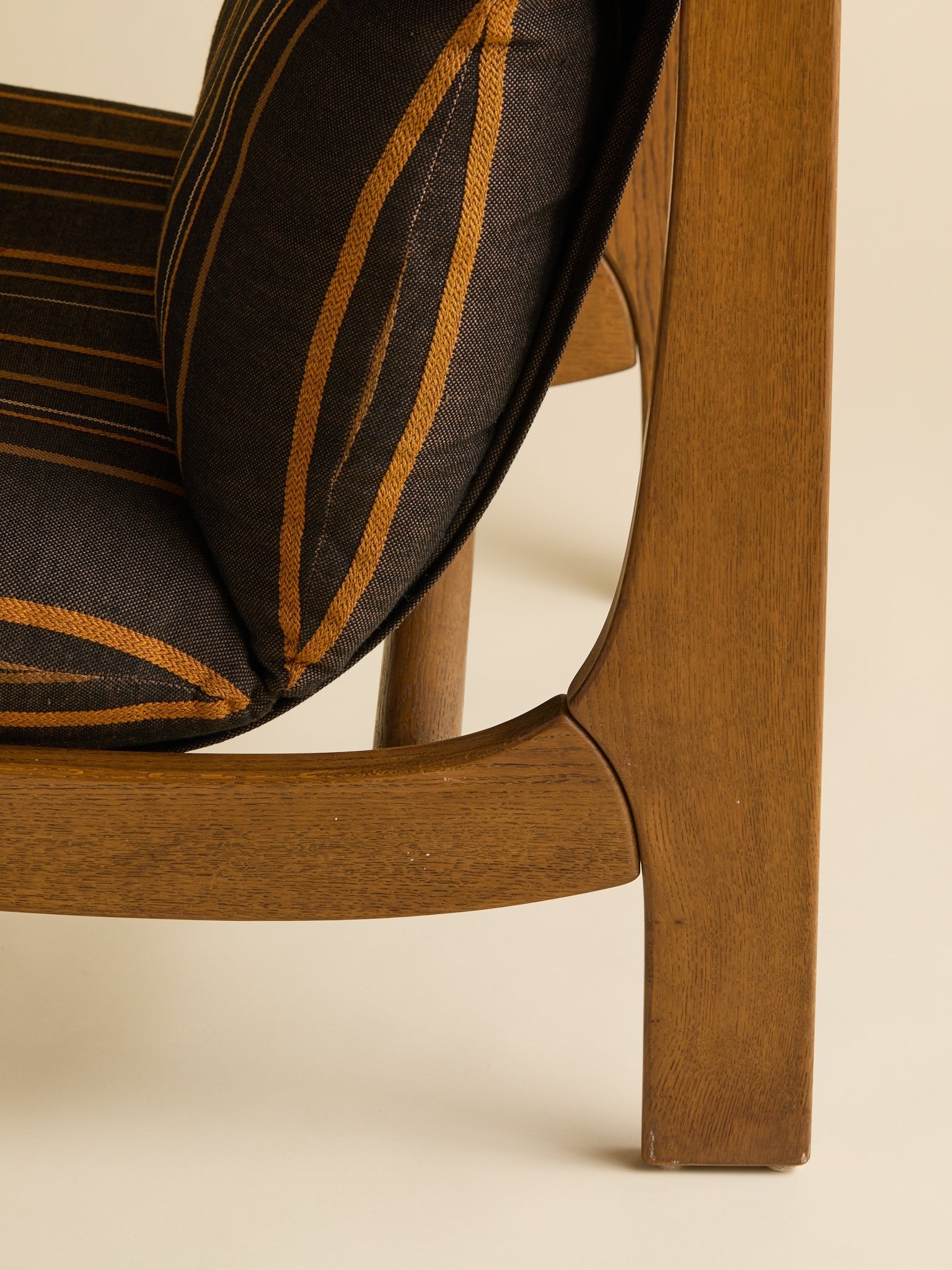 The Vintage Carl Straub Style German Oak Lounge Chairs, Germany 1970SSeatingMiscellanea, etc.