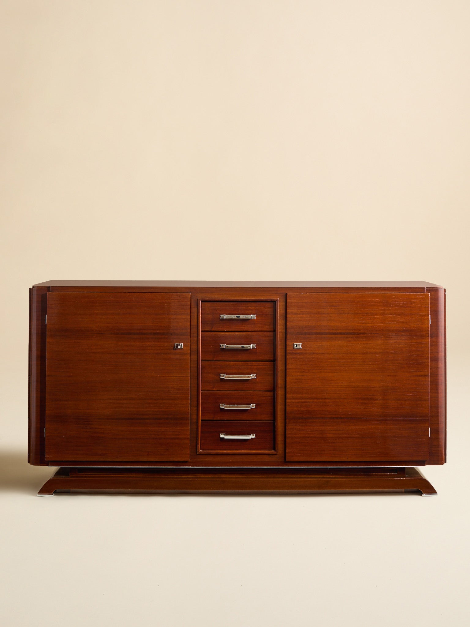 The Vintage French Art Deco Mahogany Sideboard, 1930SCredenzas and SideboardsMiscellanea, etc.