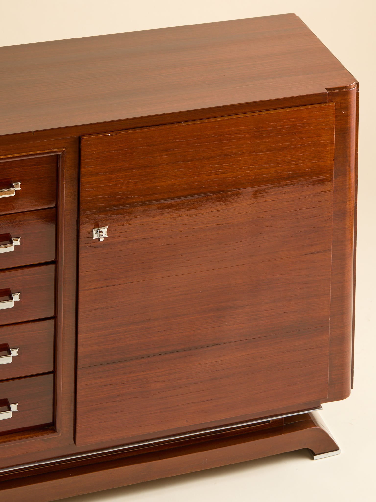 The Vintage French Art Deco Mahogany Sideboard, 1930SCredenzas and SideboardsMiscellanea, etc.
