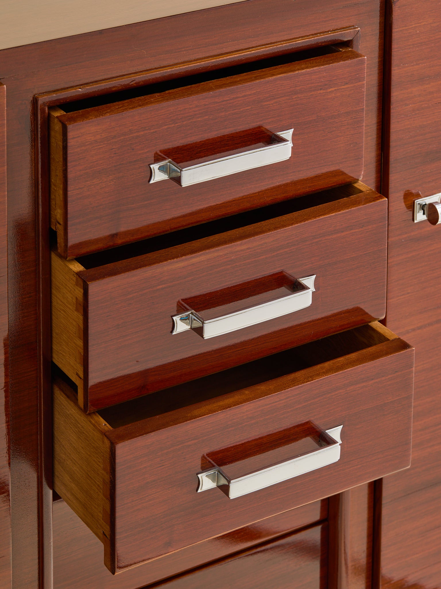 The Vintage French Art Deco Mahogany Sideboard, 1930SCredenzas and SideboardsMiscellanea, etc.