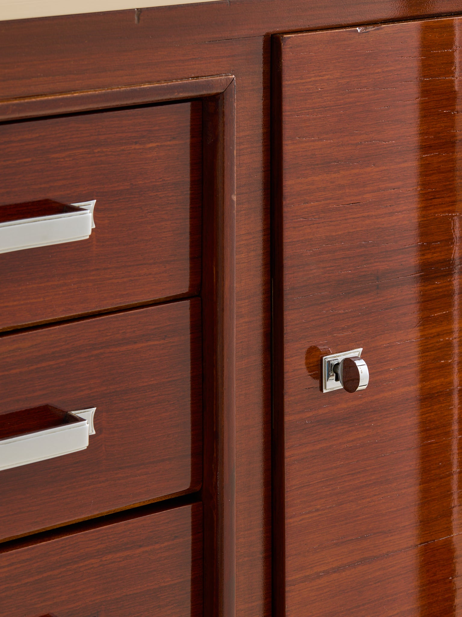The Vintage French Art Deco Mahogany Sideboard, 1930SCredenzas and SideboardsMiscellanea, etc.