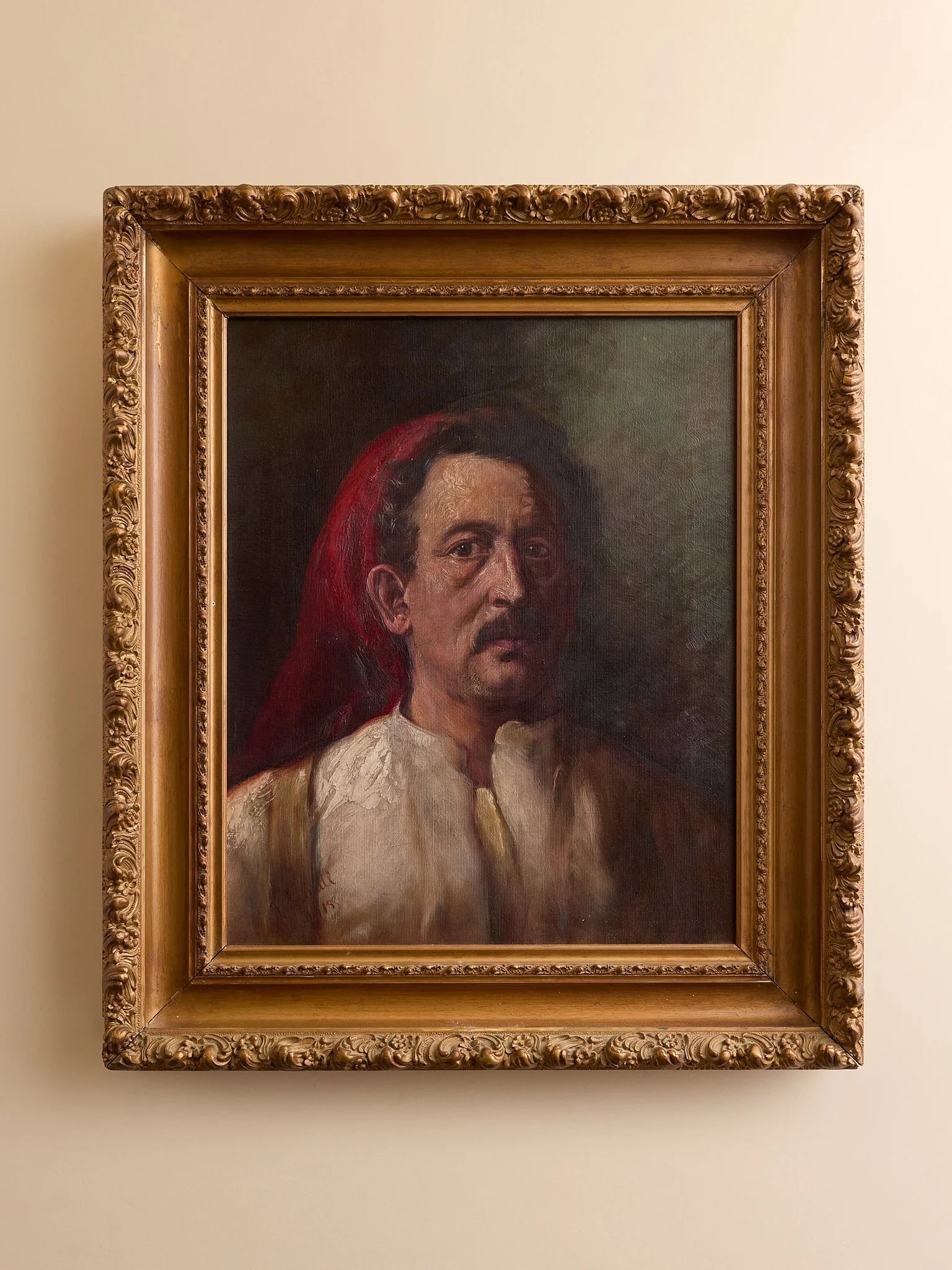 The Vintage Oil Portrait of a ManArtMiscellanea, etc.