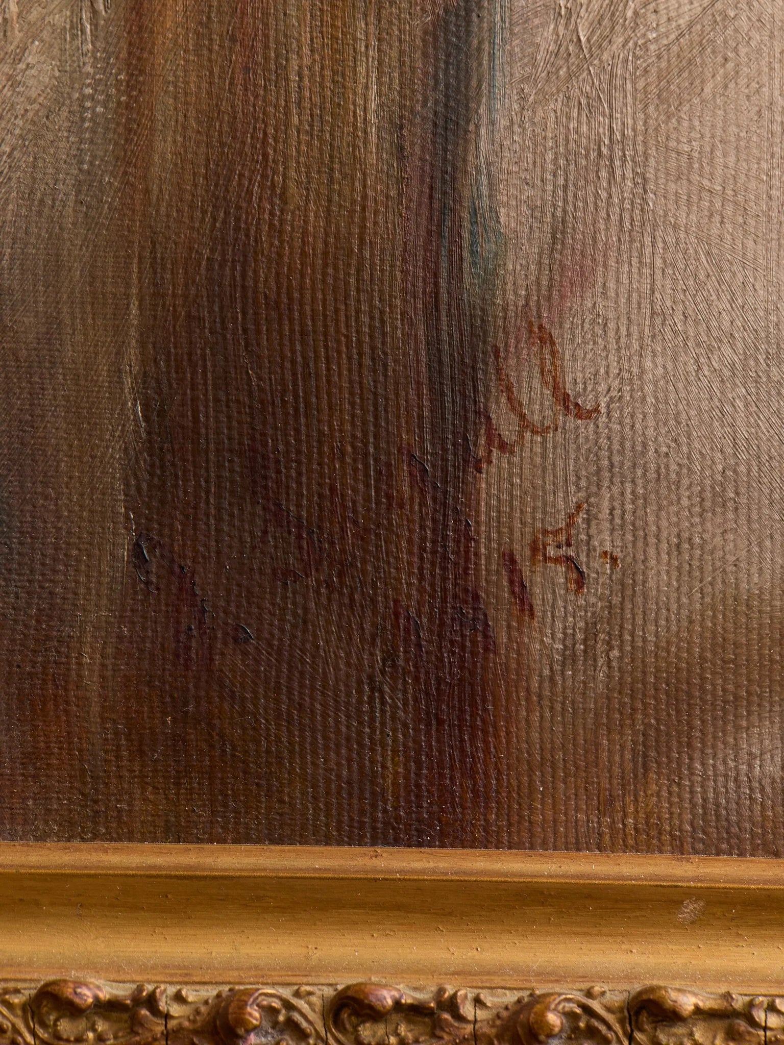 The Vintage Oil Portrait of a ManArtMiscellanea, etc.