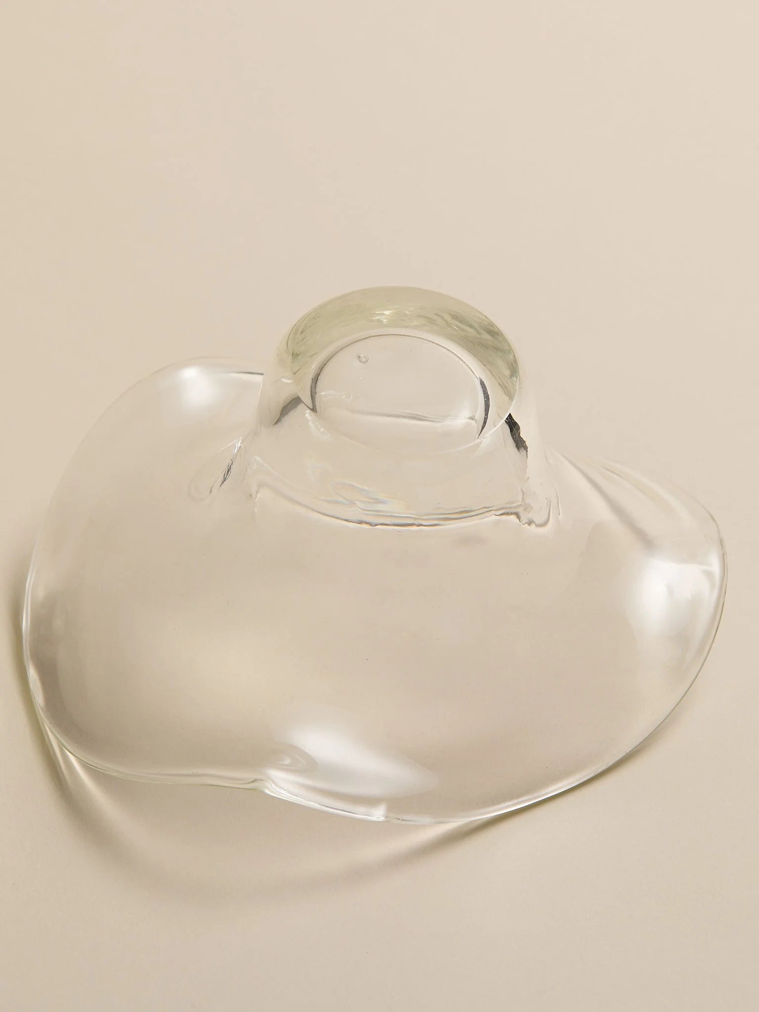 The Vintage Sculptural Clear Glass BowlTrays and BowlsMiscellanea, etc.