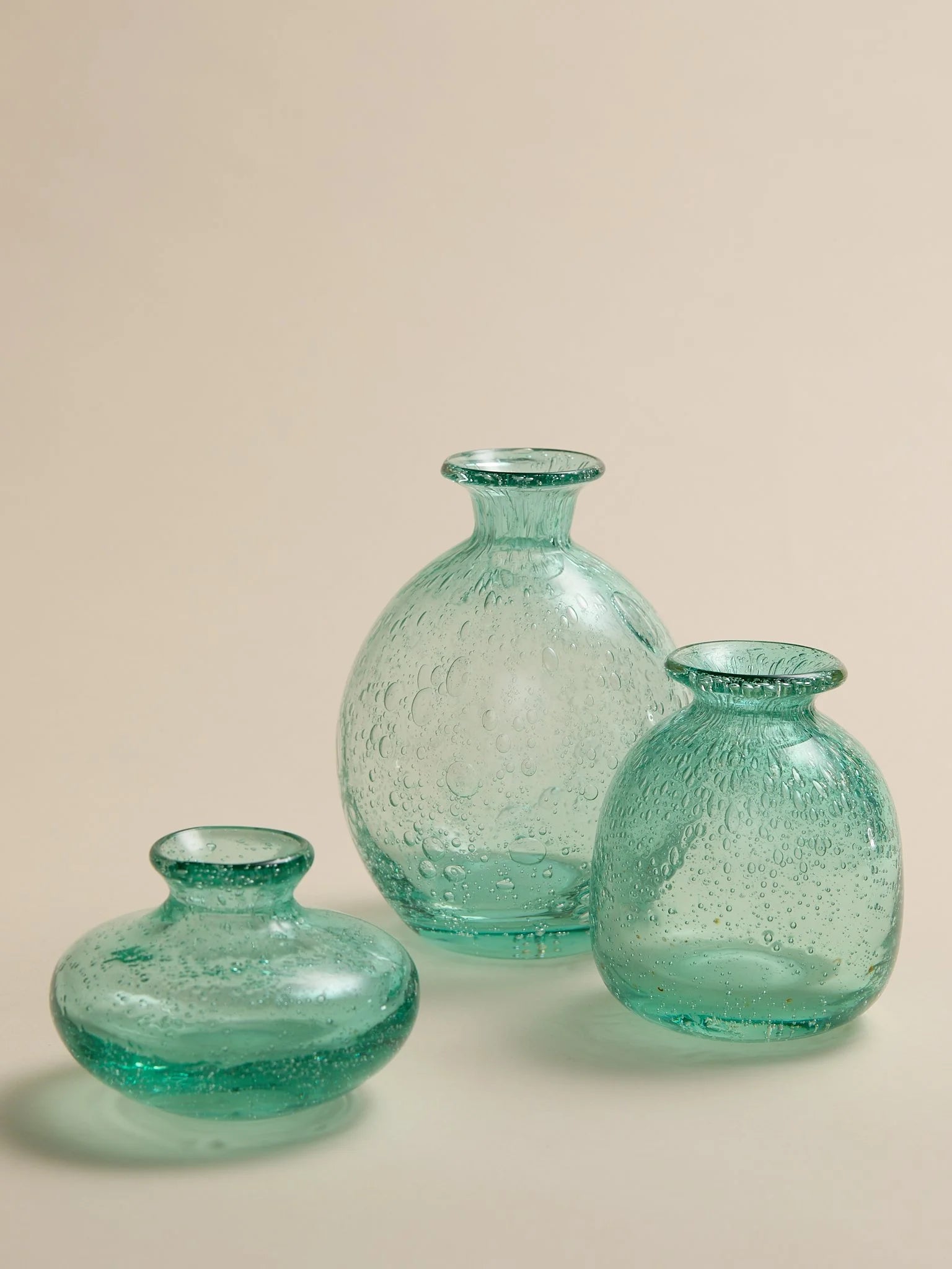 The Vintage Handblown Bubble Glass Vase SetVasesMiscellanea, etc.