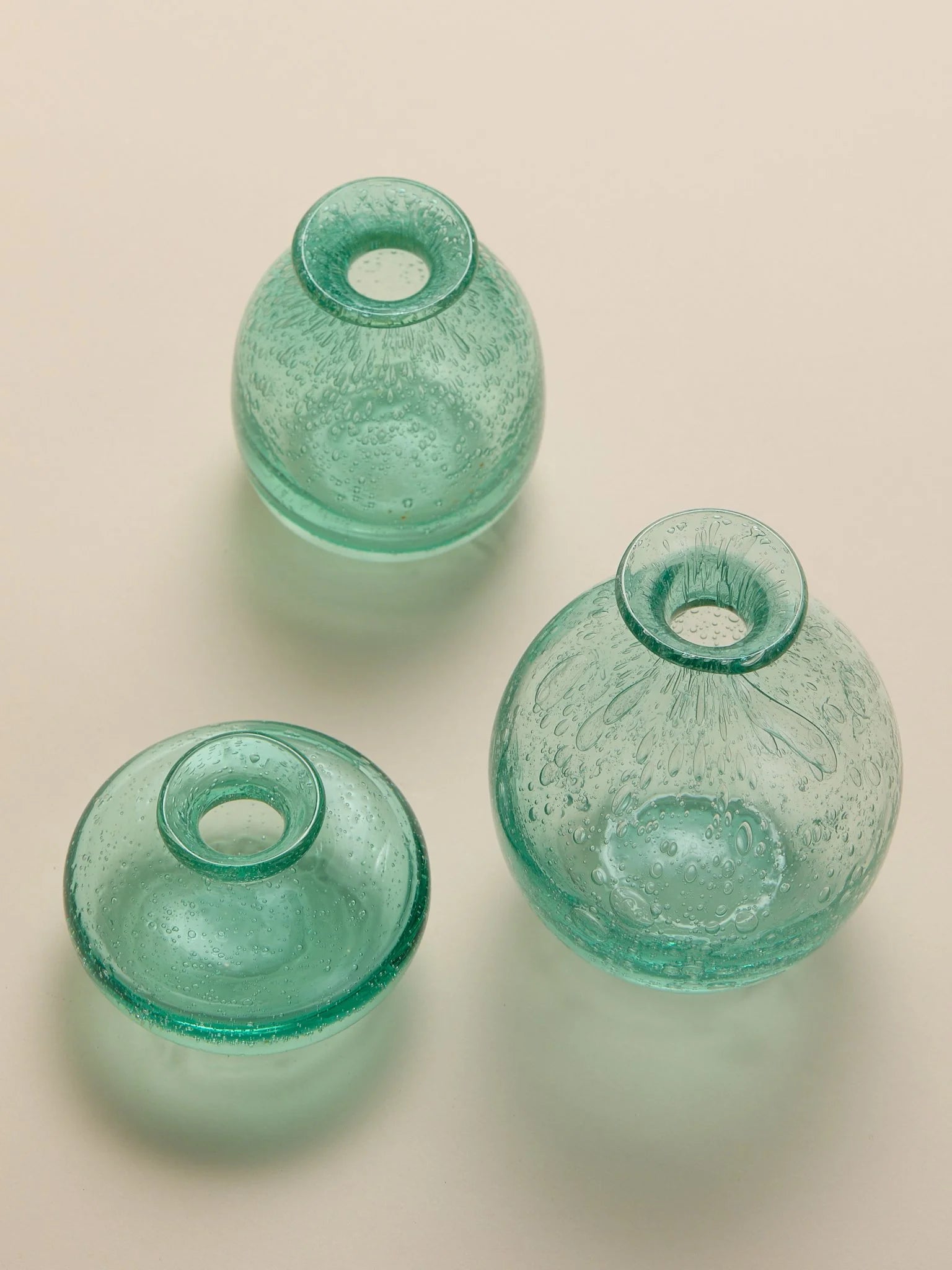 The Vintage Handblown Bubble Glass Vase SetVasesMiscellanea, etc.