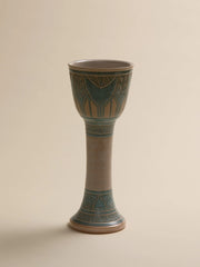 The Vintage Carved Art Deco Ceramic Chalice VaseVasesMiscellanea, etc.