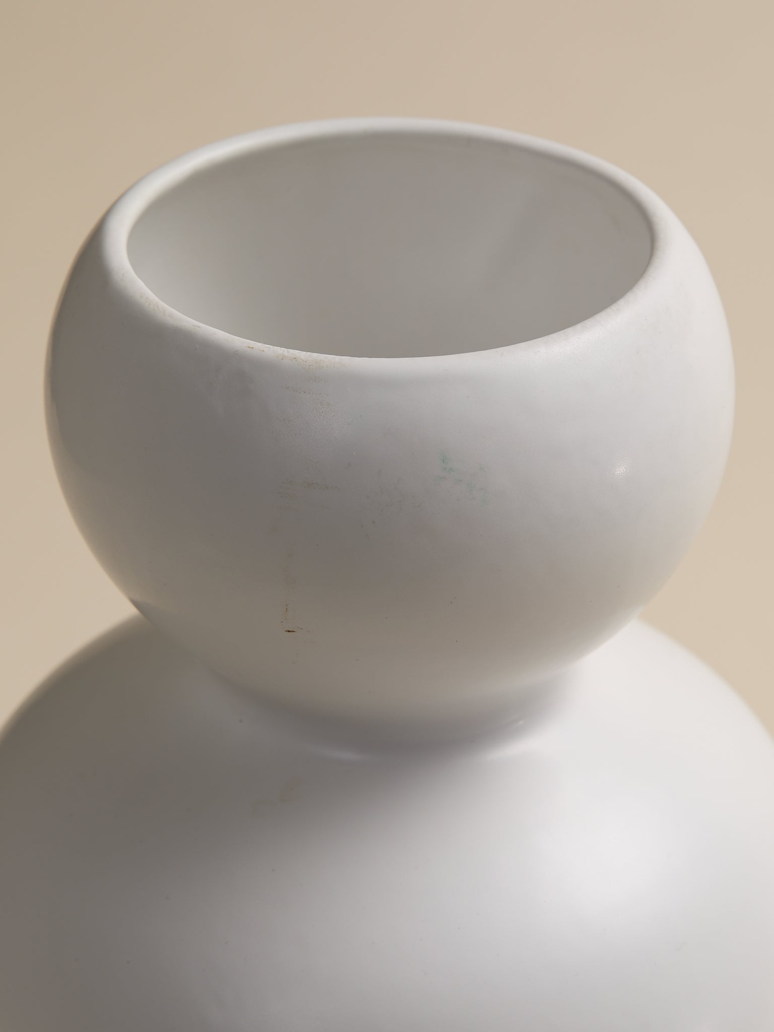 The White Ceramic Bubble VaseVasesMiscellanea, etc.