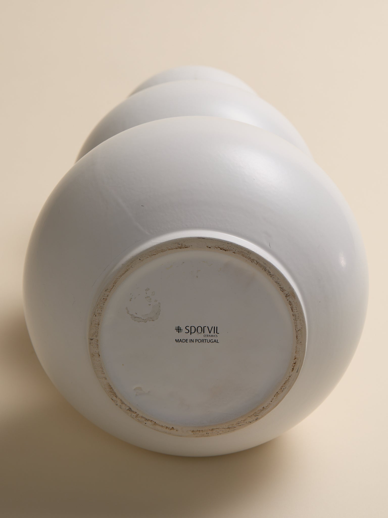 The White Ceramic Bubble VaseVasesMiscellanea, etc.