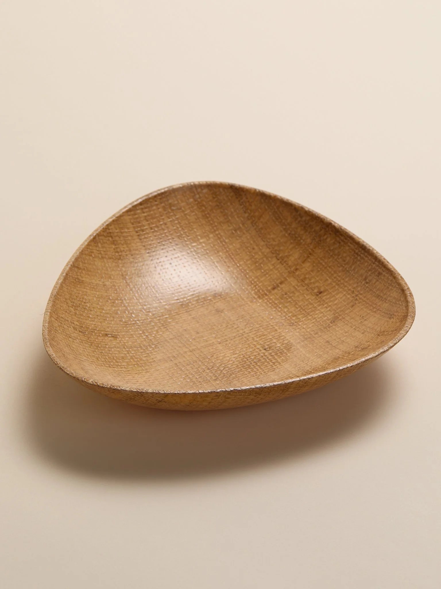 The Vintage Crosshatch Wood BowlTrays and BowlsMiscellanea, etc.