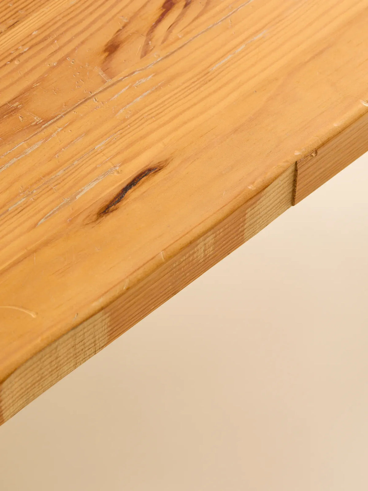 The Vintage Scandinavian Pine Carved Leg Coffee Table or Bench, 1970sCoffee TablesMiscellanea, etc.