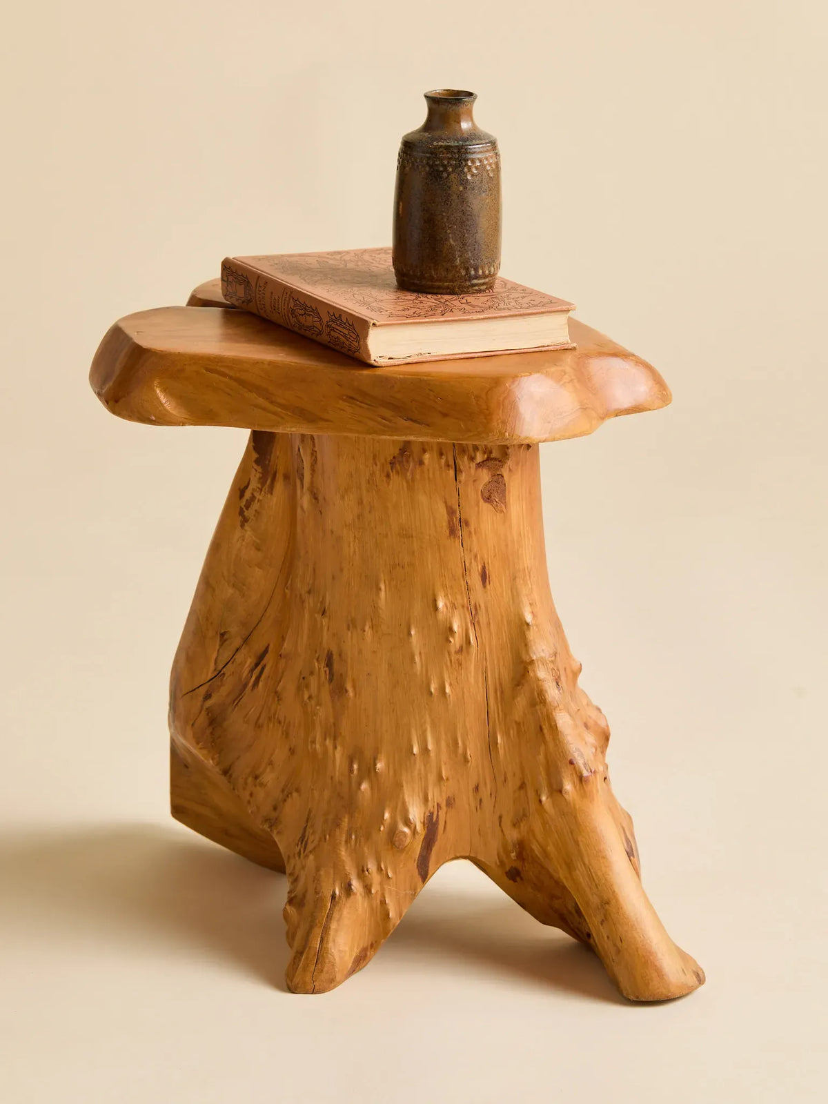 The Vintage Teak Accent StoolSeatingMiscellanea, etc.