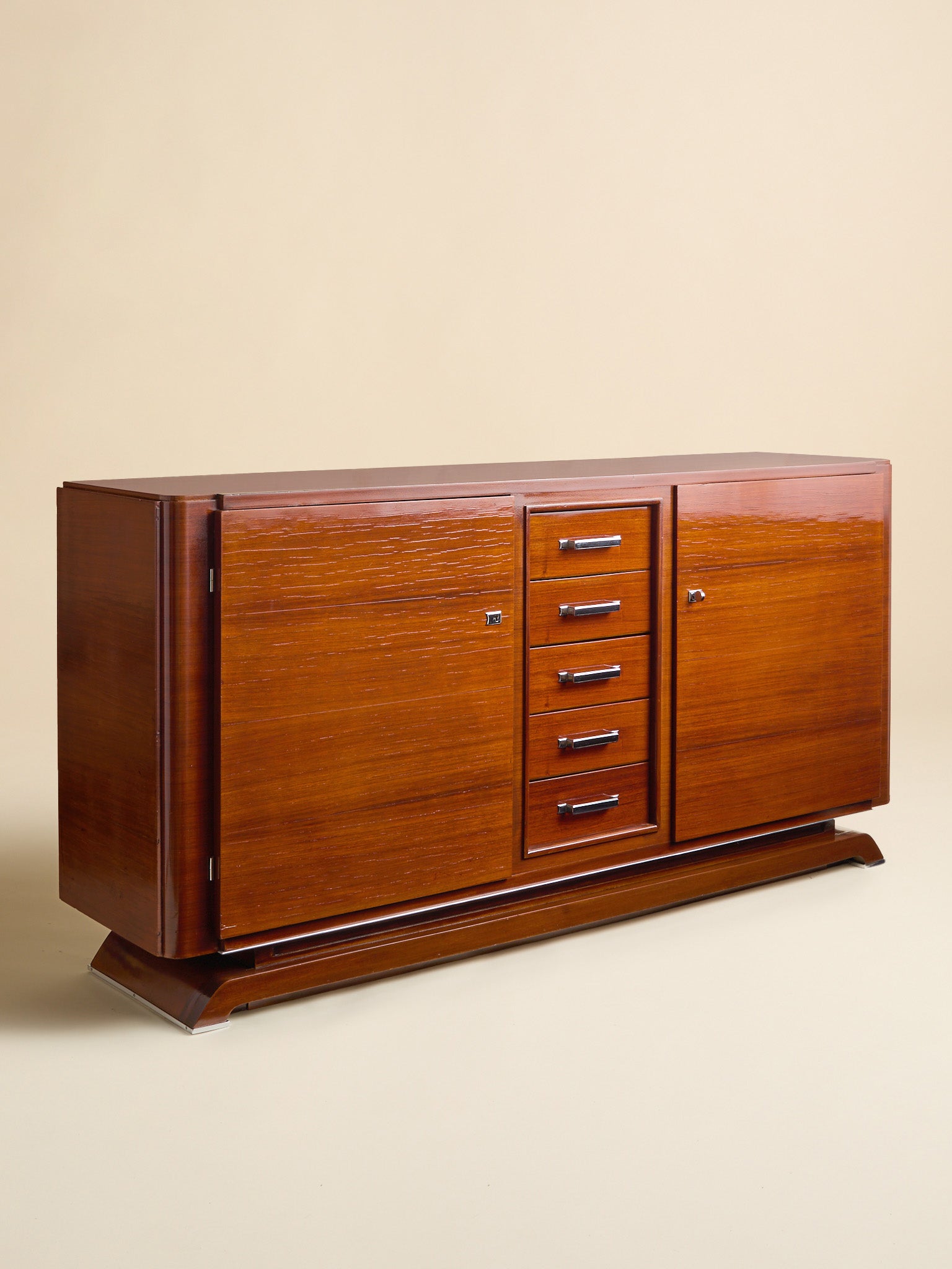 The Vintage French Art Deco Mahogany Sideboard, 1930SCredenzas and SideboardsMiscellanea, etc.