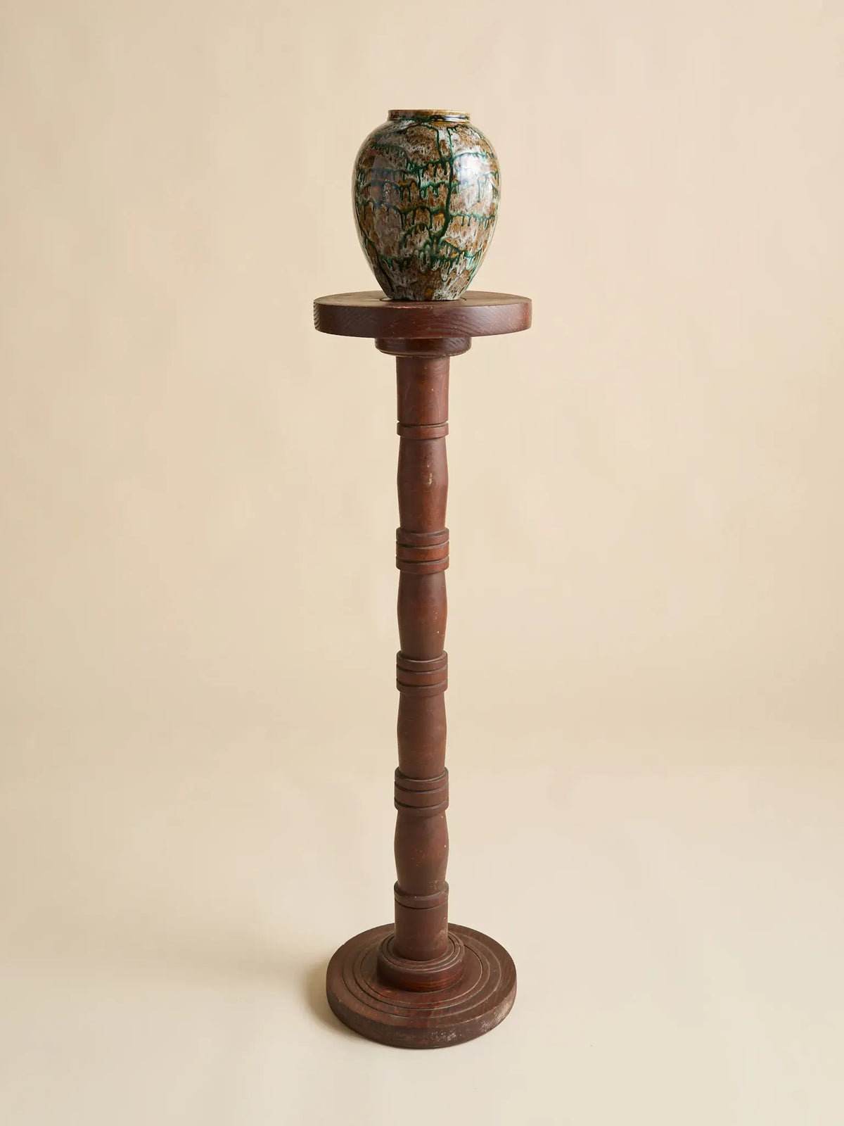 The Vintage Rustic Tall Bobbin PedestalPedestalsMiscellanea, etc.