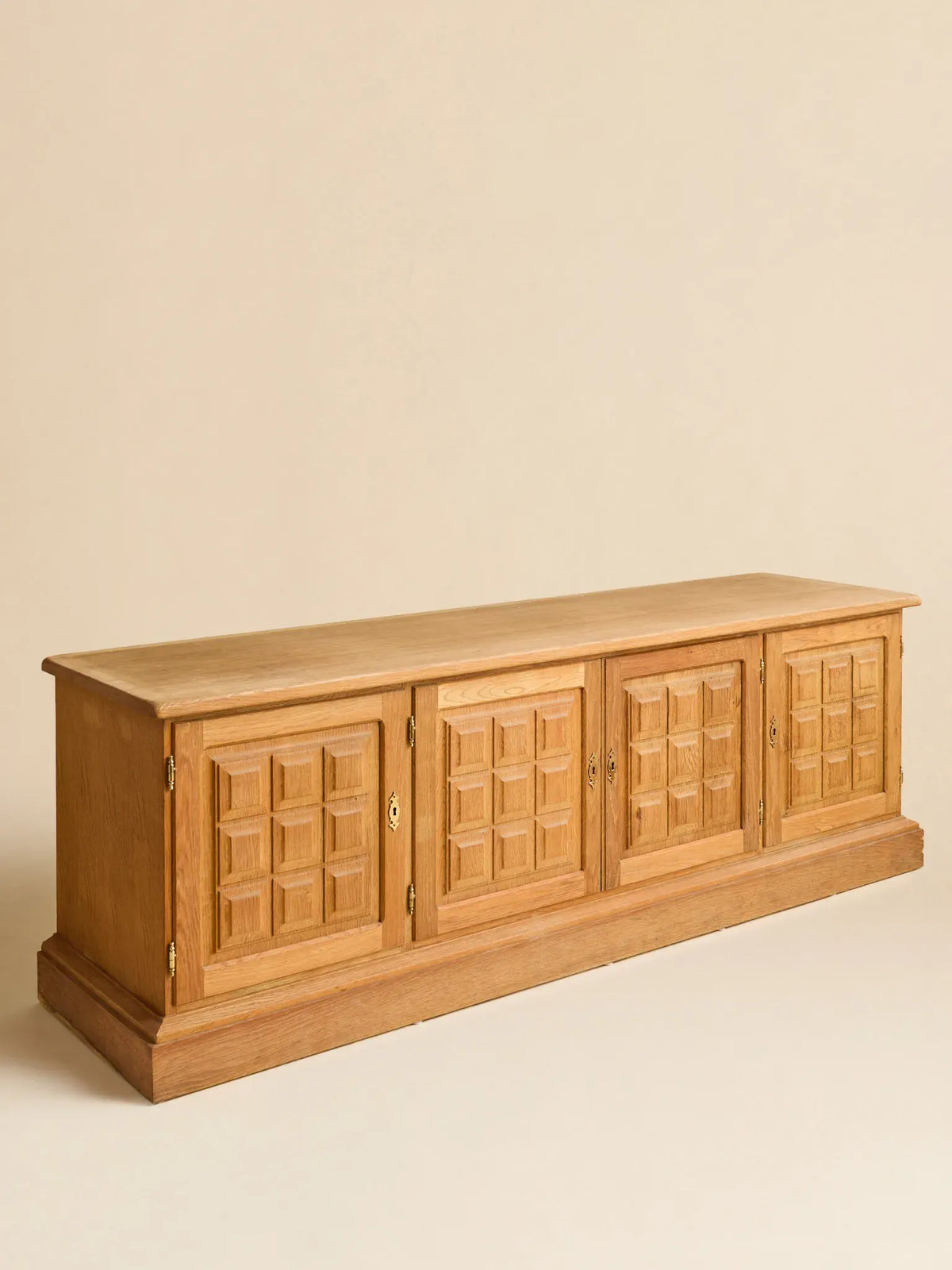 The Vintage Danish Oak Low Sideboard, 1960sCredenzas and SideboardsMiscellanea, etc.