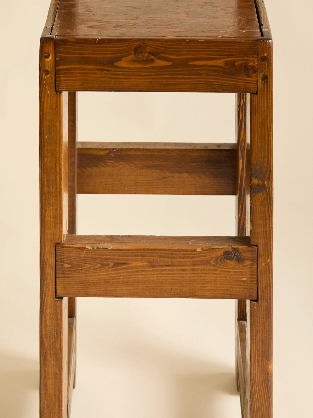 The Vintage Arts & Crafts Wooden BarstoolsSeatingMiscellanea, etc.