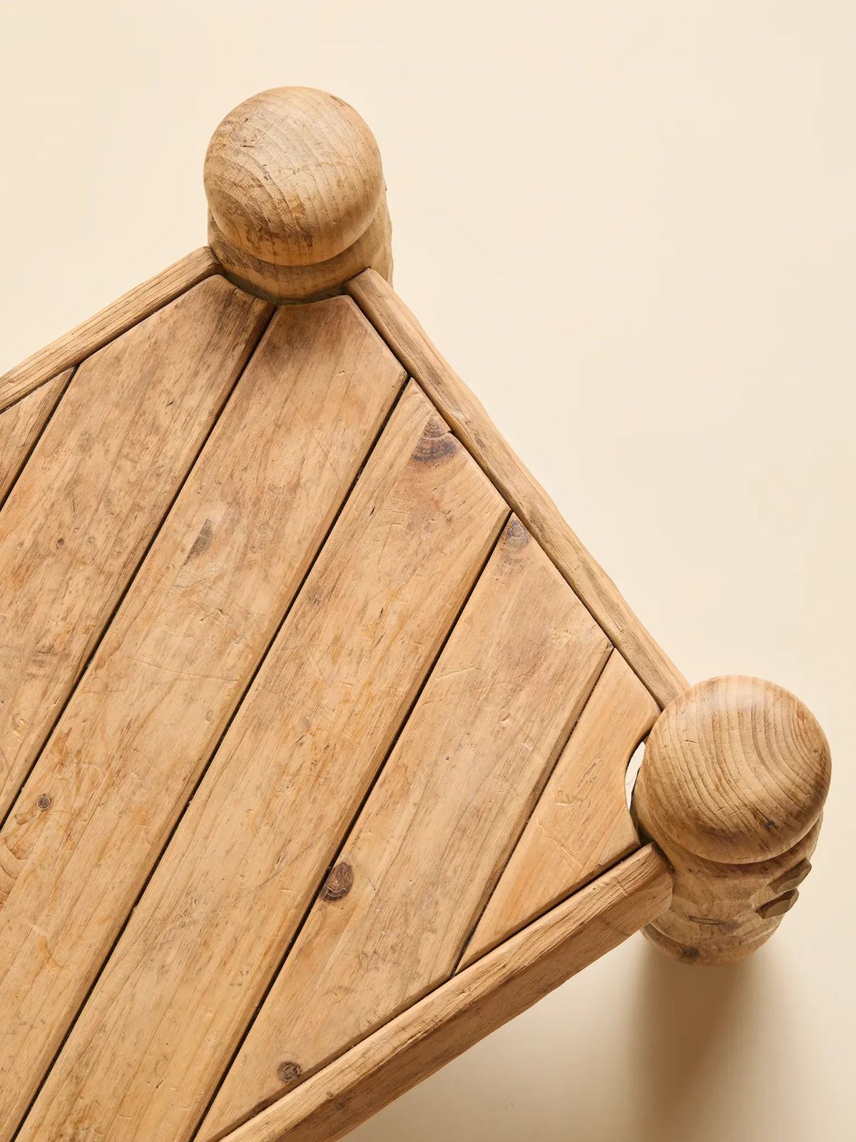 The Brutalist Pine Baluster Turned Leg Coffee TableCoffee TablesMiscellanea, etc.
