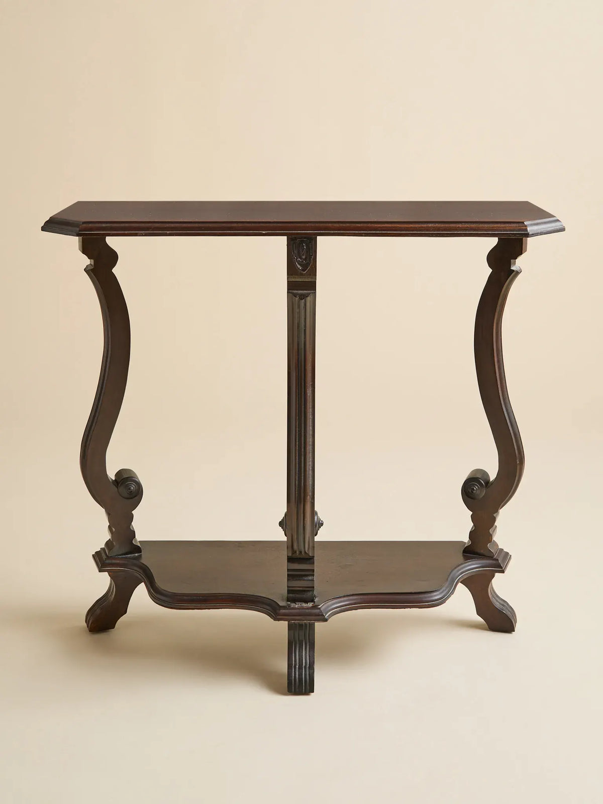 The Antique Eastlake Carved Walnut Hall TableConsole TablesMiscellanea, etc.